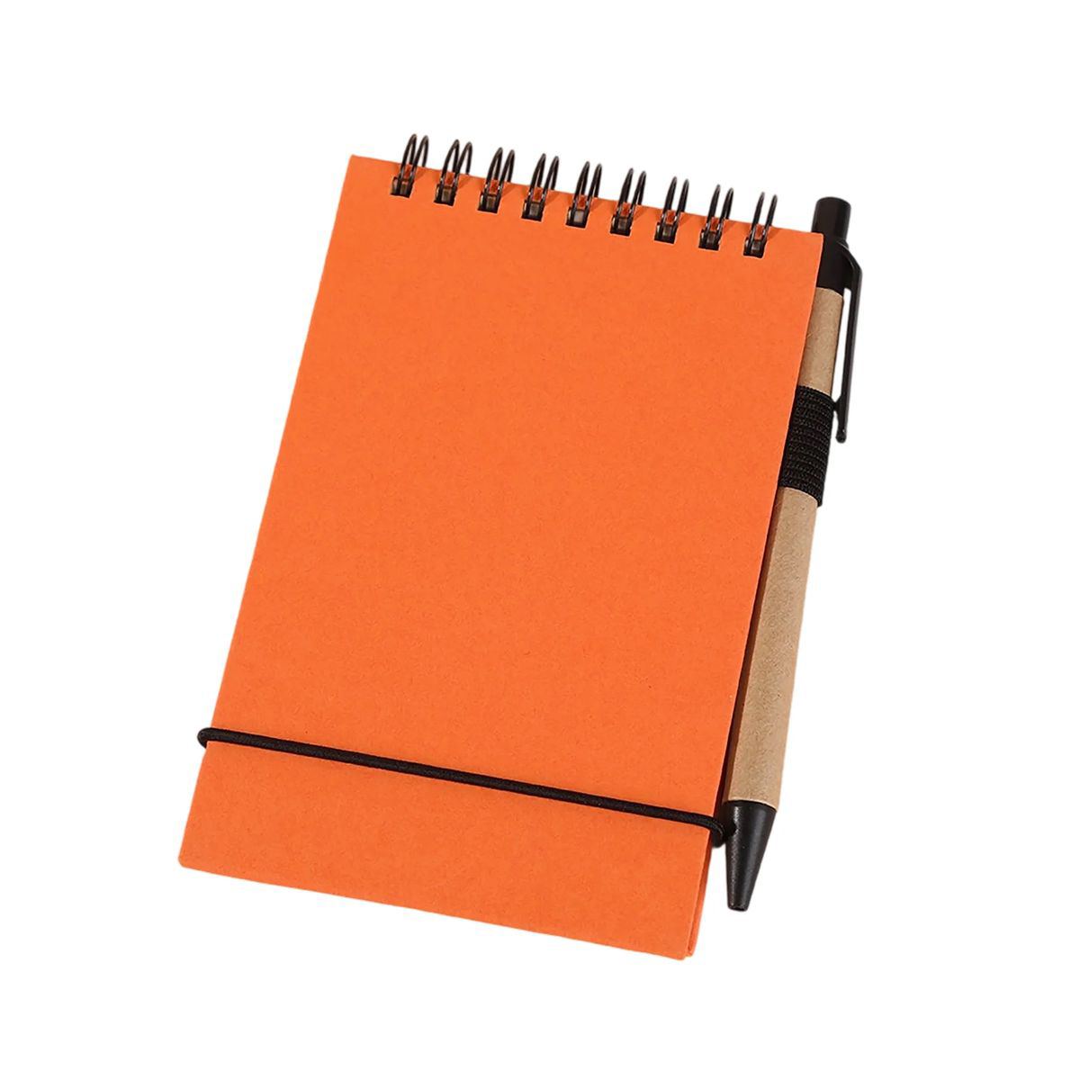 Travel Size Notebook with Pen and Cardboard Cover 8