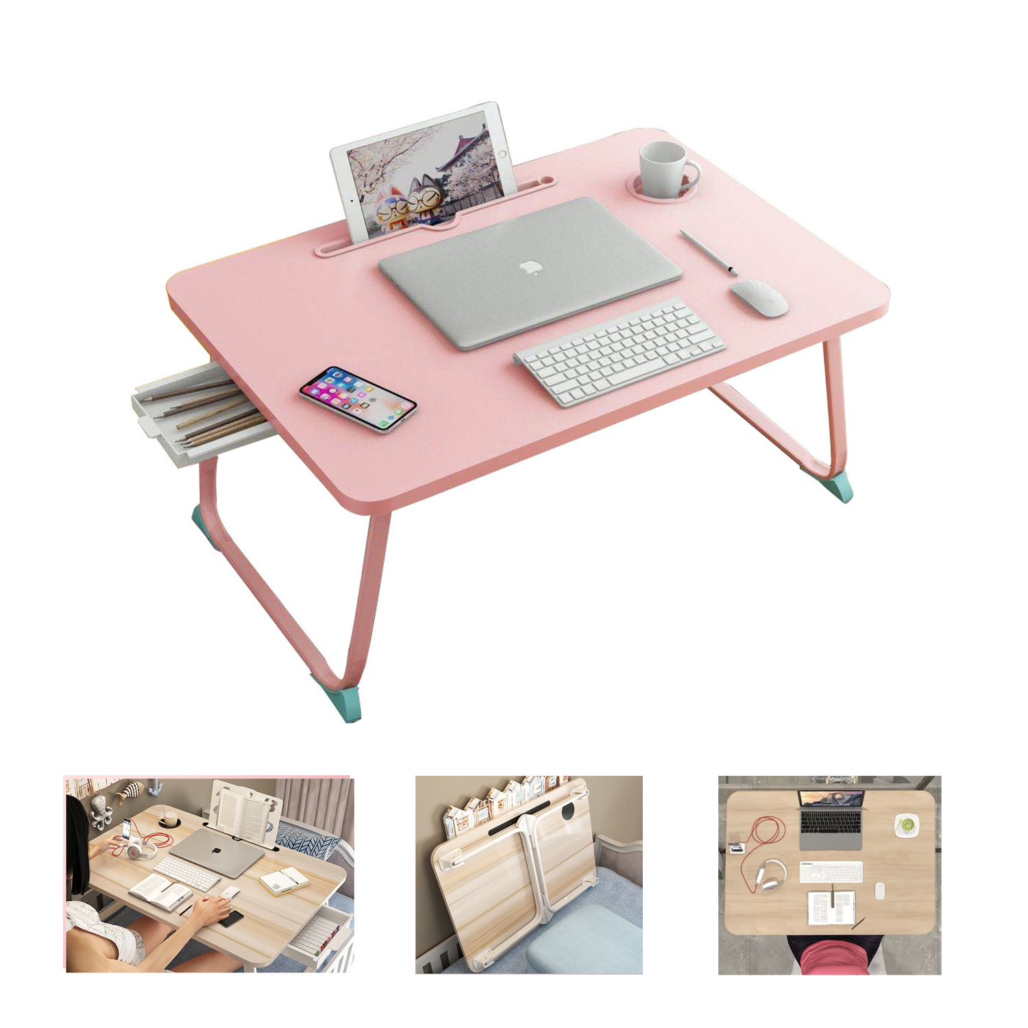 Laptop Bed Desk Table Tray Stand 3