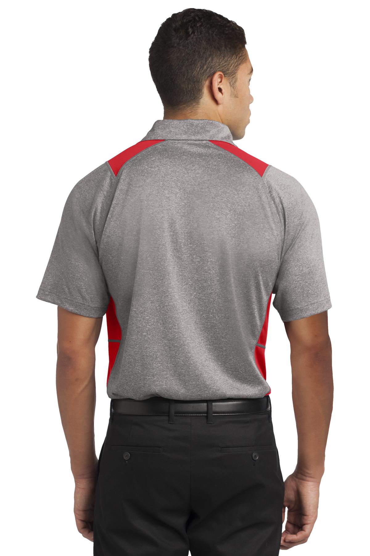 Sport-Tek® Heather Colorblock Contender Polo 27