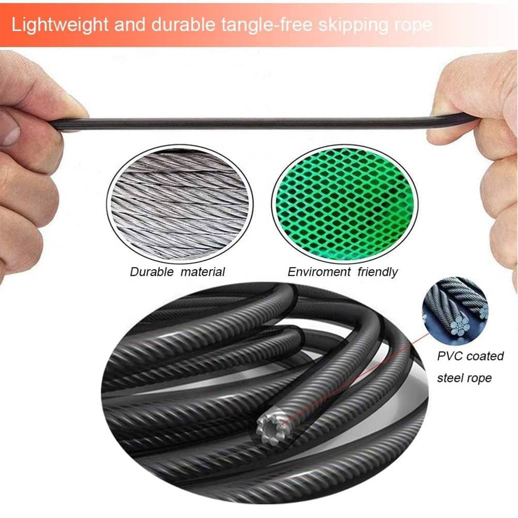 110-inch Athletic Wire Jump Rope 6