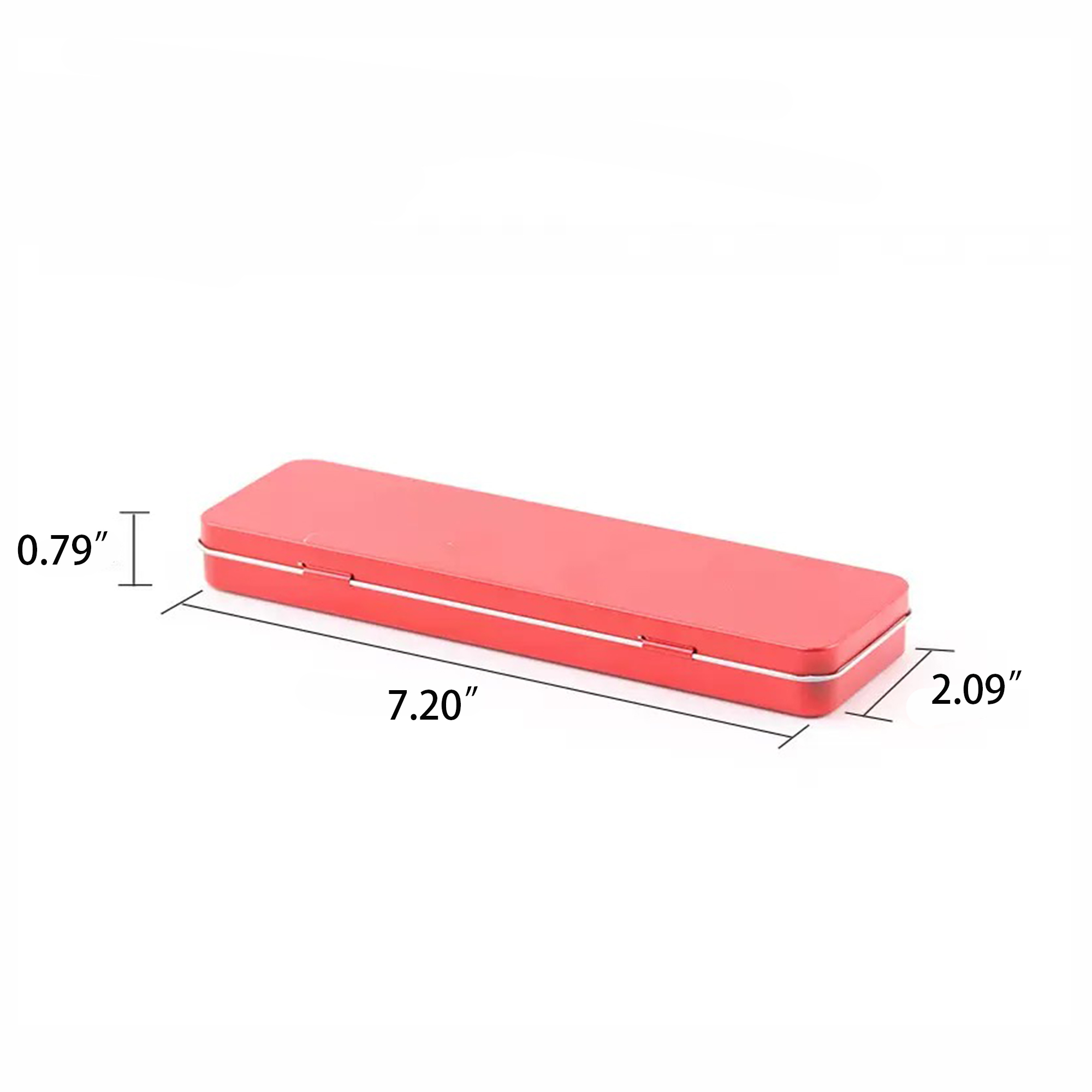 Tinplate Pencil Case Metal Flip-top Container MOQ 10pcs 1