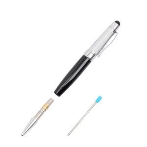 Elegant Wave Twisted Metal Pen With Stylus 12