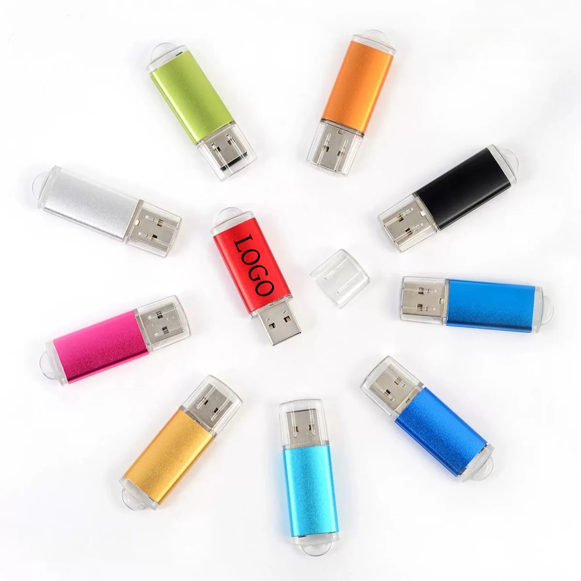 Dust-Proof Metal USB Flash Drive With A Cover 1