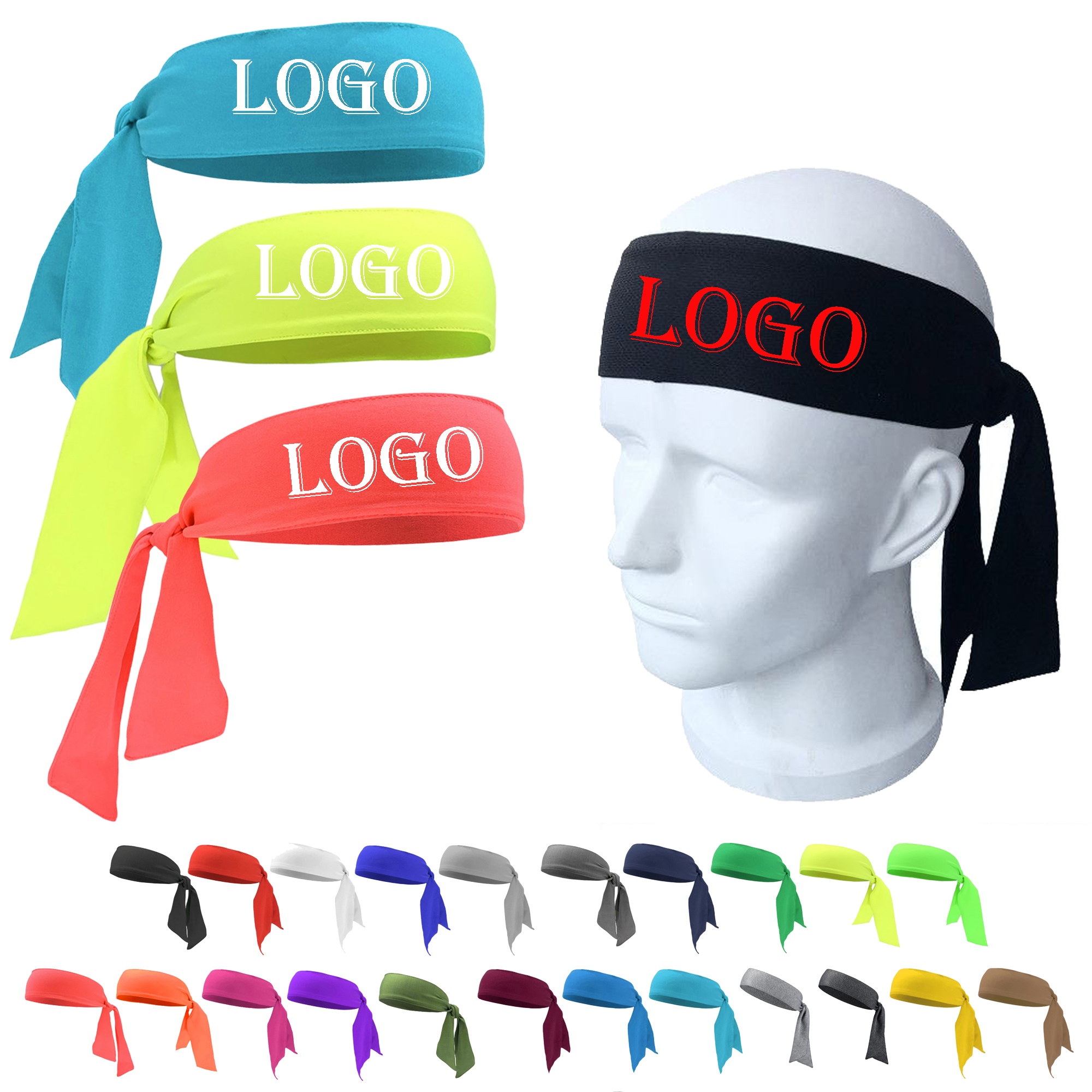 41in Lightweight Moisture Wicking Headband MOQ30PCS 3