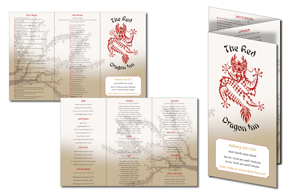 Tri-Fold Flyer Brochure - 11x17 - Gloss Text 2