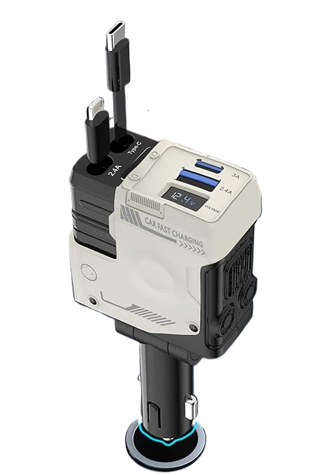 4-in-1 Fast Charge Car Charger Adapter 4