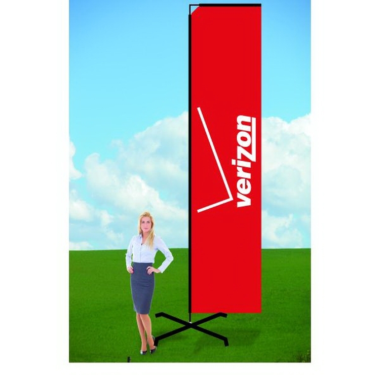 11ft Banner Flag with X Stand-single 1