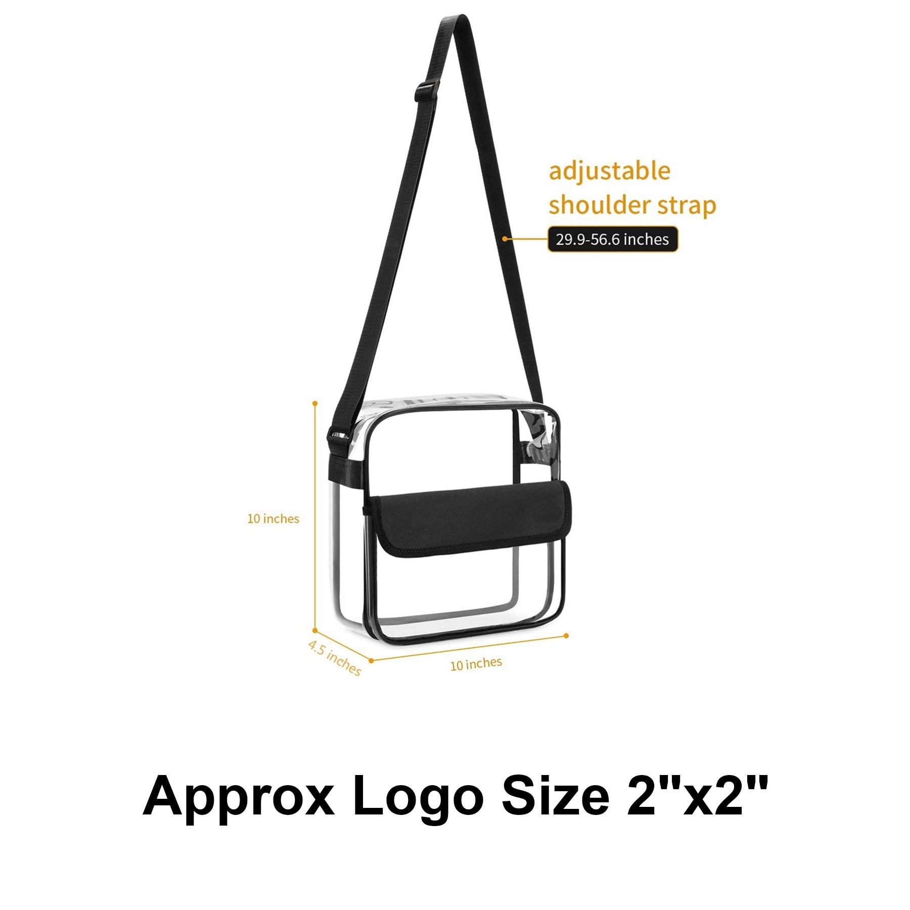 Clear Crossbody Stadium Bag 3