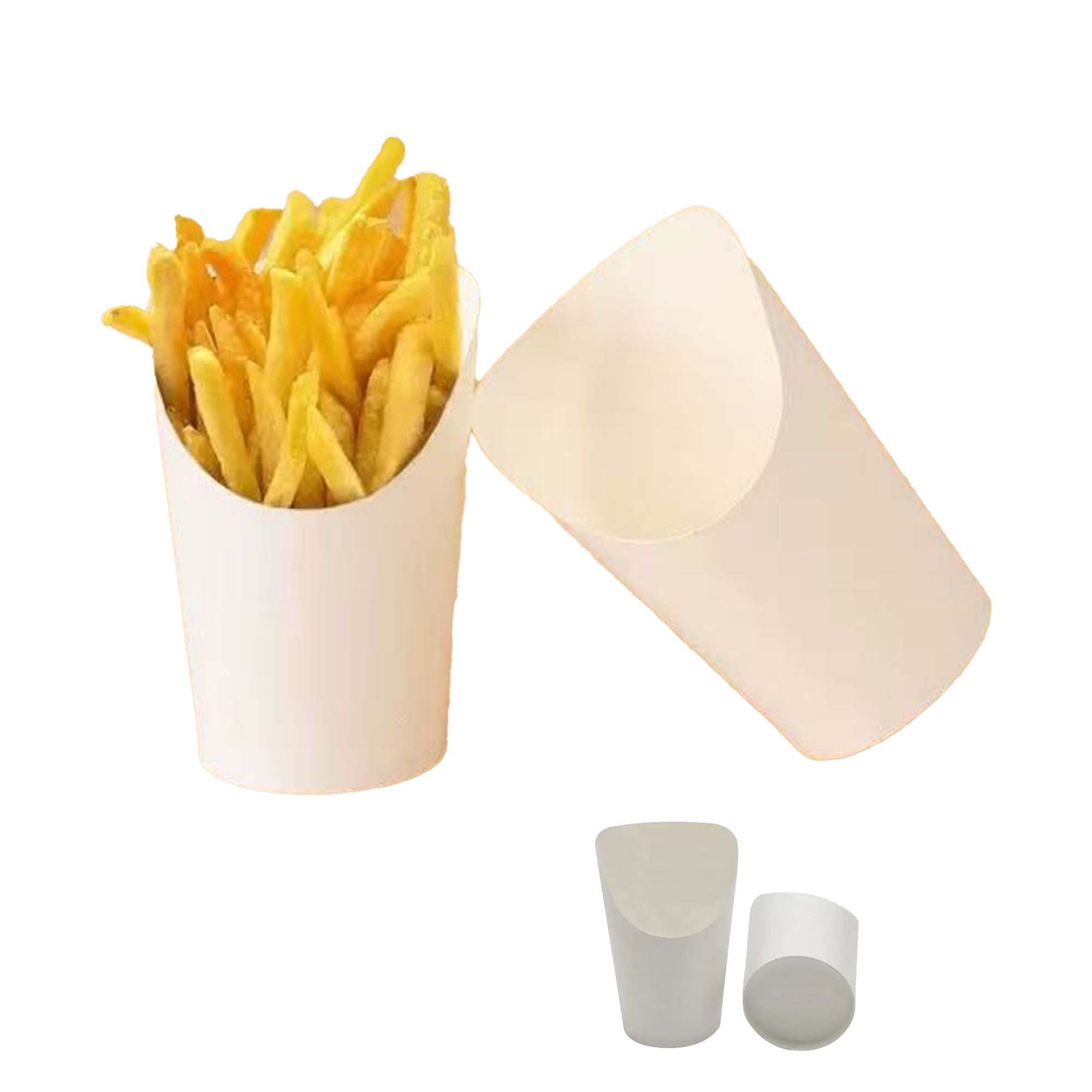 14oz Disposable Paper French Fry Cups 2