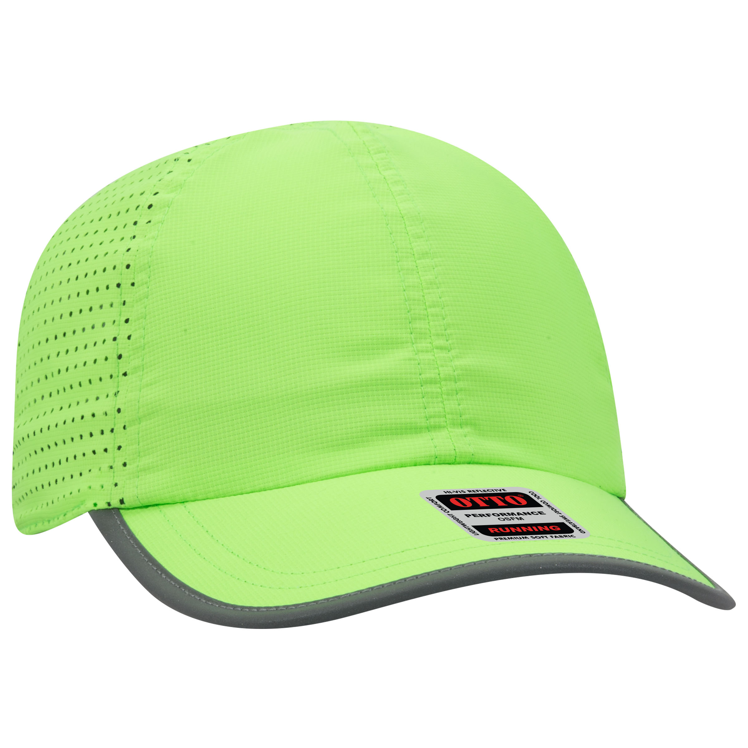 OTTO CAP Reflective 6 Panel Running Hat 44