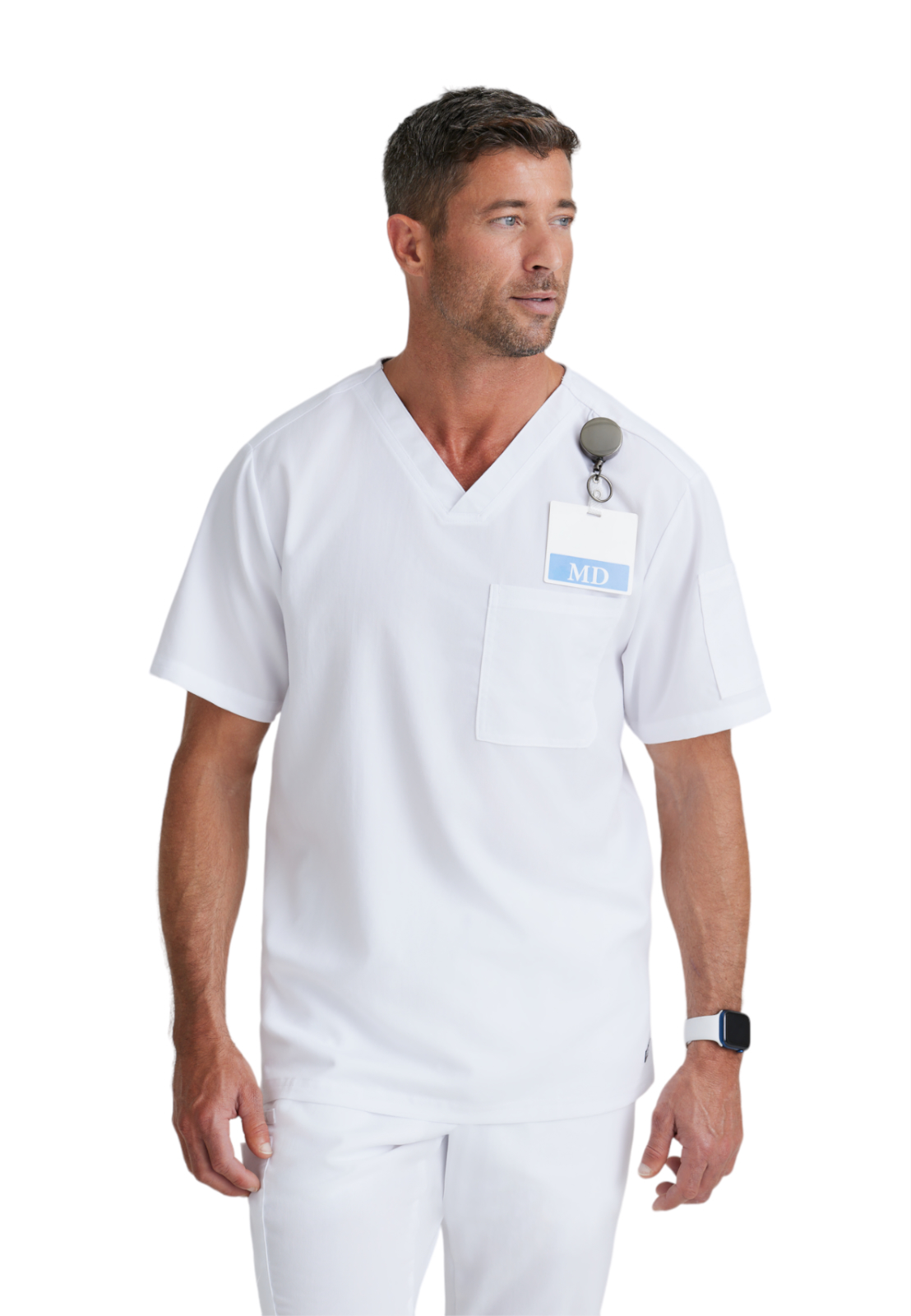 Grey's Anatomy Classic - Men's Two-Pocket V-Neck Evan Scrub Top 24