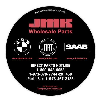 DuraTrac Matte Plus Hard Surface Mouse Pad w/Heavy-Duty Rubber Backing (8"x3/16") Circle