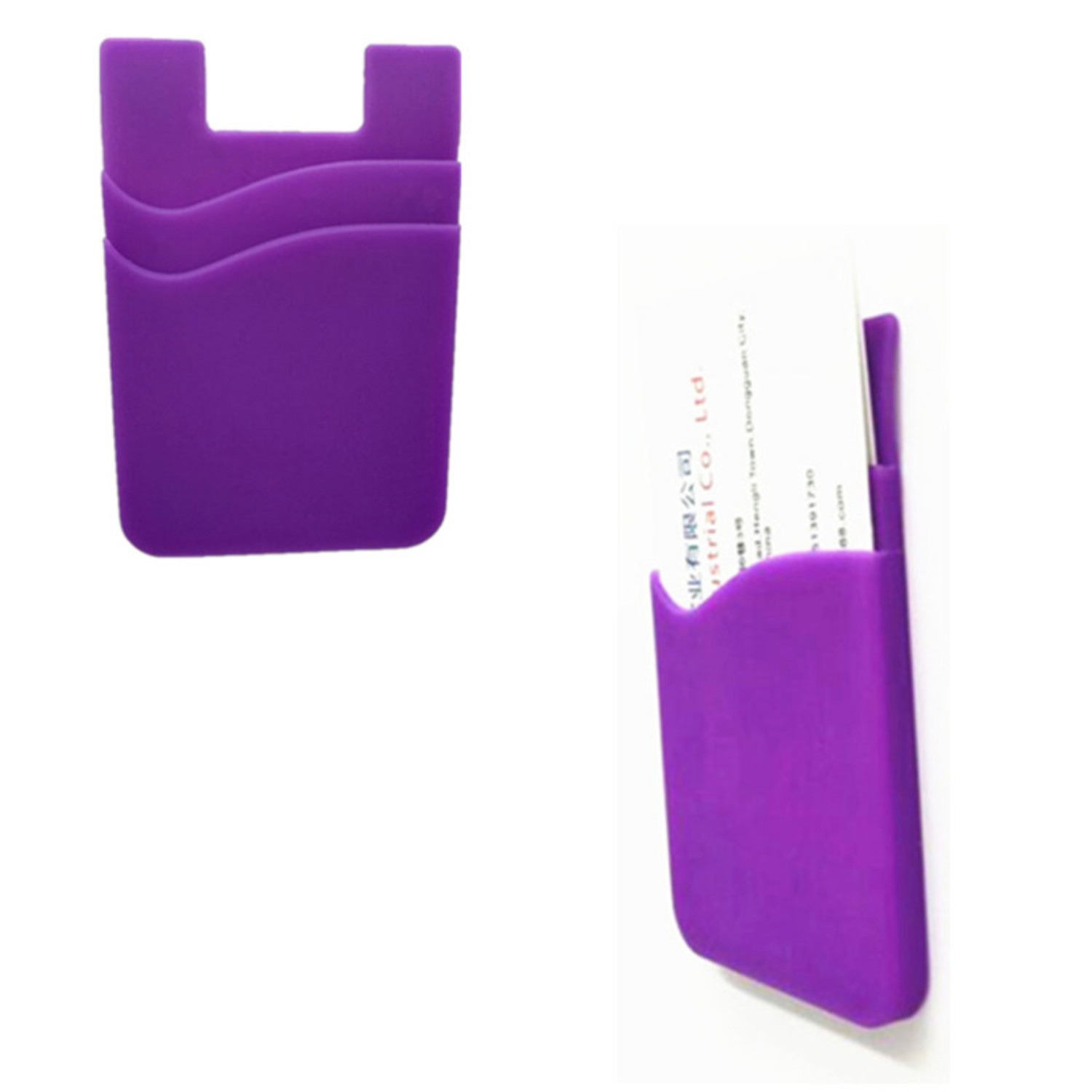 Silicone Phone Wallet With Double Pocket Holder 3