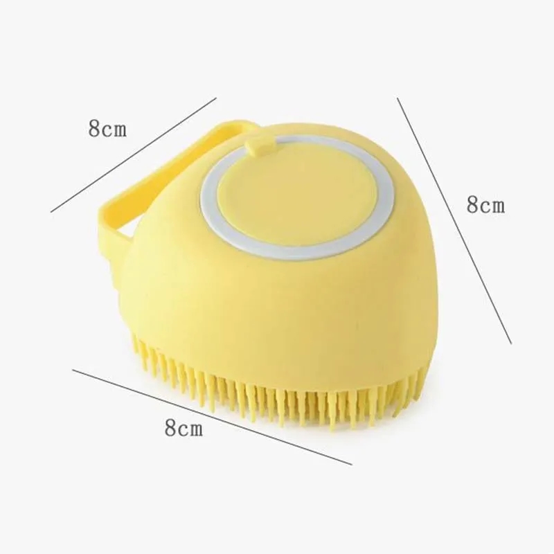Soft Silicone Pet Shampoo Massage Shower Brush 5