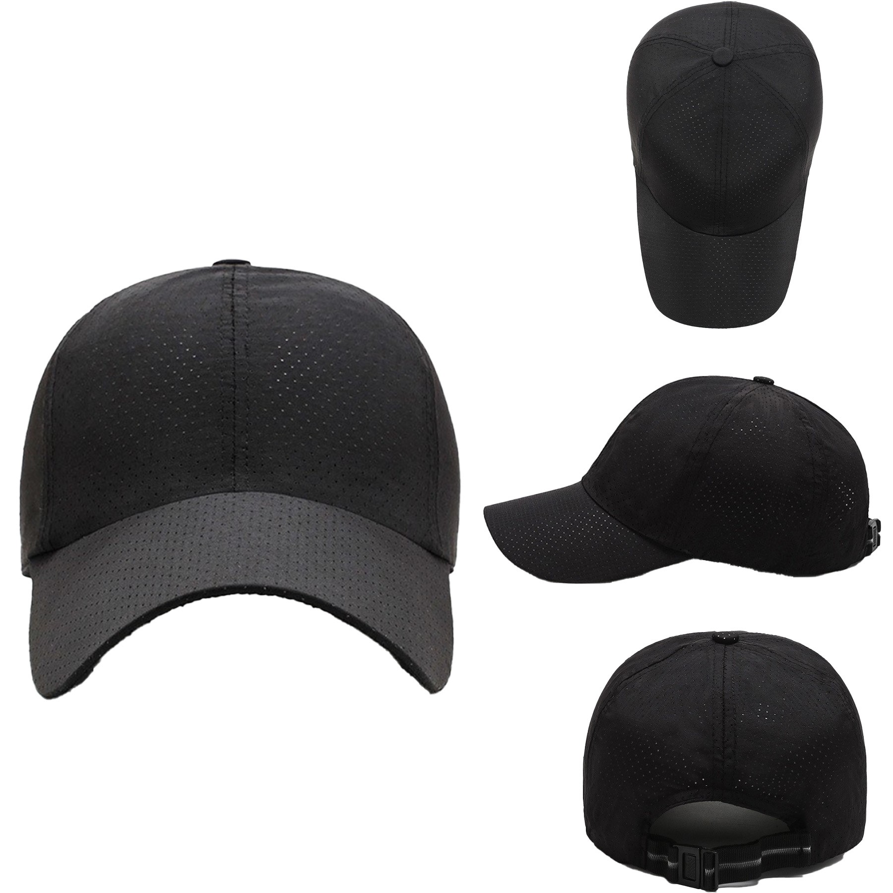 Summer Baseball Hat With Breathable Mesh Side 2