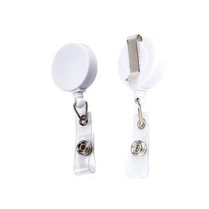 Auto Stretch All Metal Key Chain With Secure Clothing Clips 4