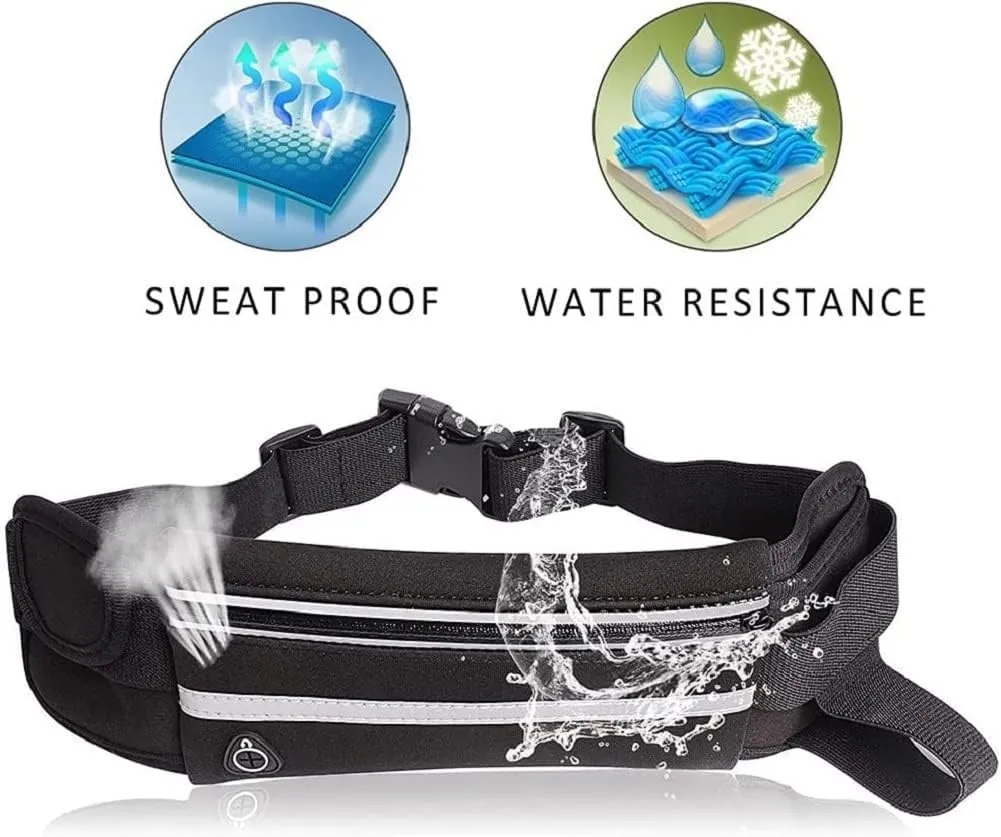 Large Waterproof Sports Waist Pack With Water Support 3