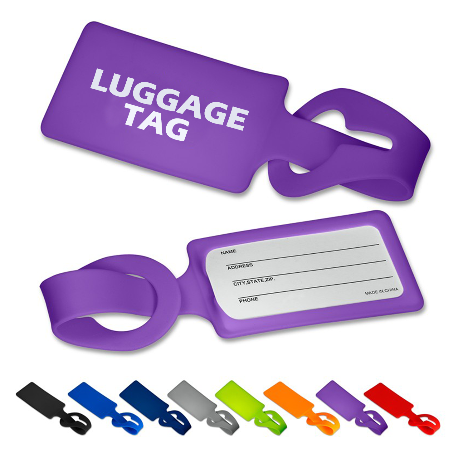 Silicone Luggage Tag 1