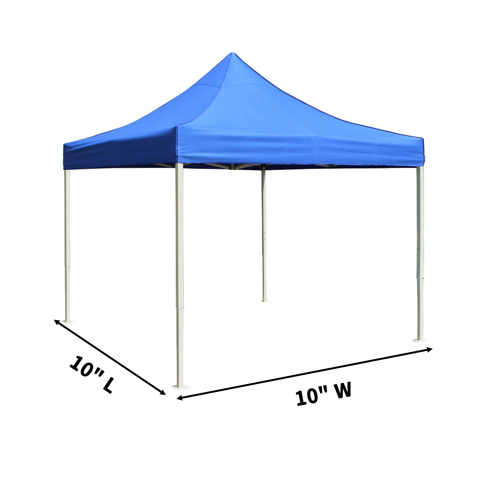 10' Custom Printed Pop Up Tent With Aluminum Frame 10" x 10" 4