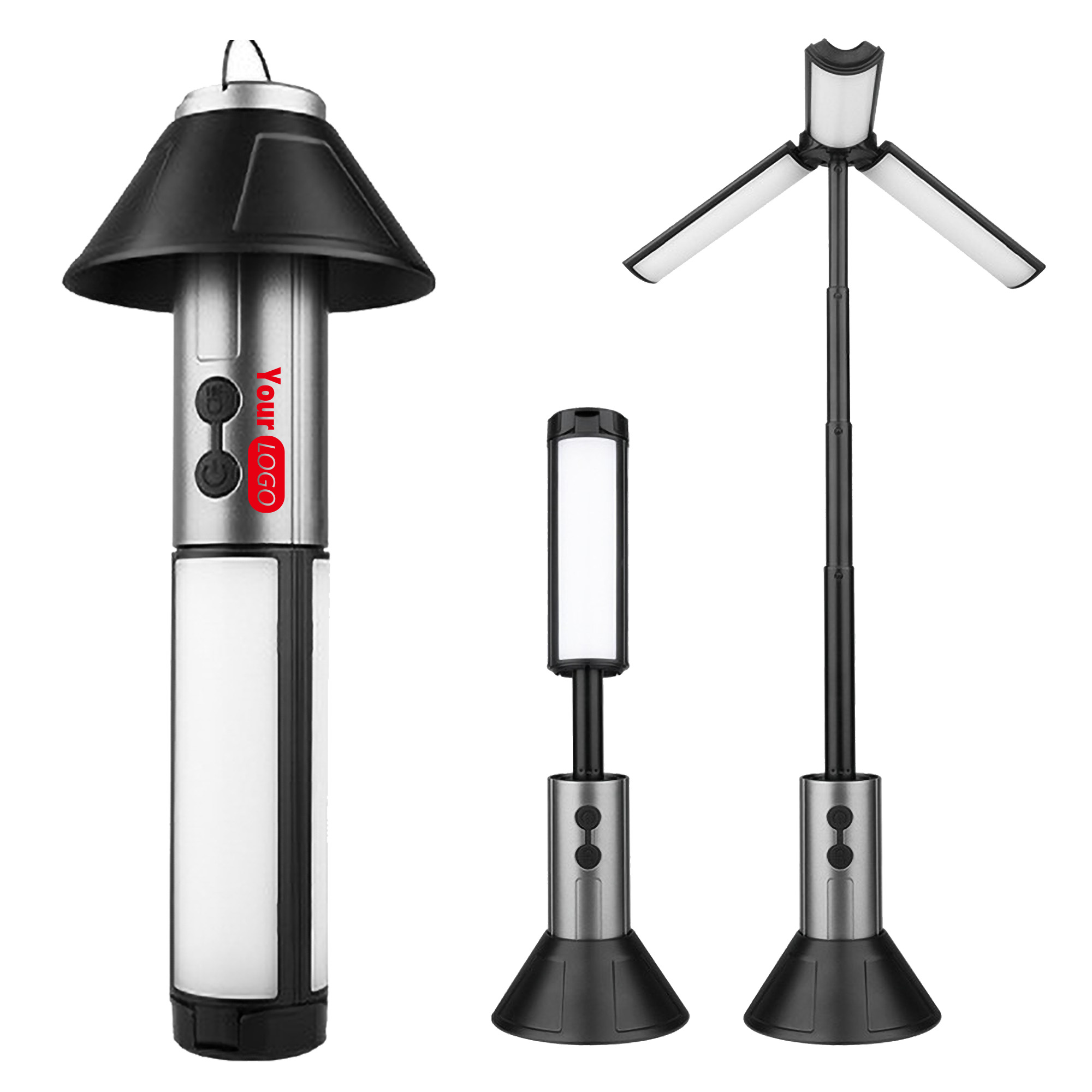 Telescopic Camping Lights Rechargeable Camping Tent Portable 3