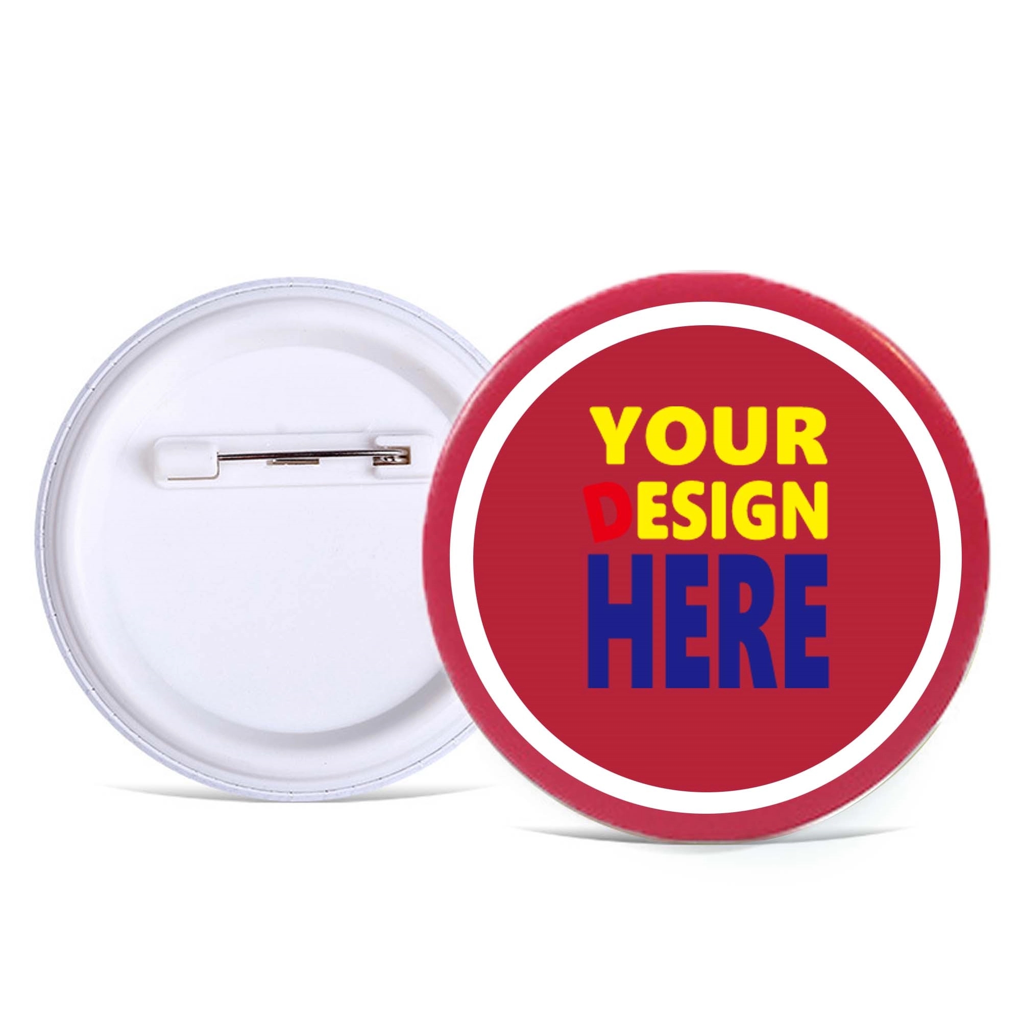 Full Color Round Button w/Safety Pin MOQ50 3