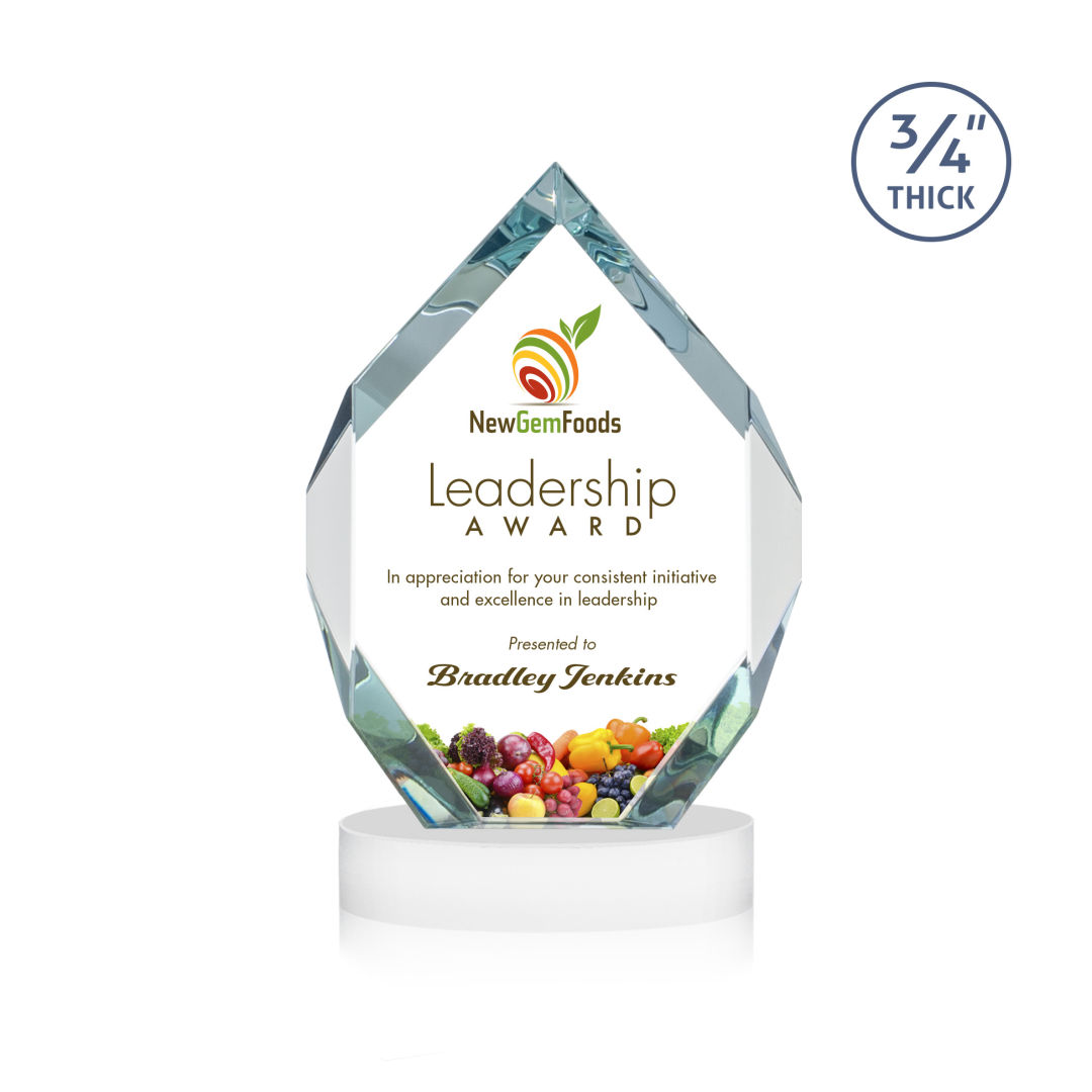 Royal Diamond VividPrint™ Award on Alberton Base - White 2