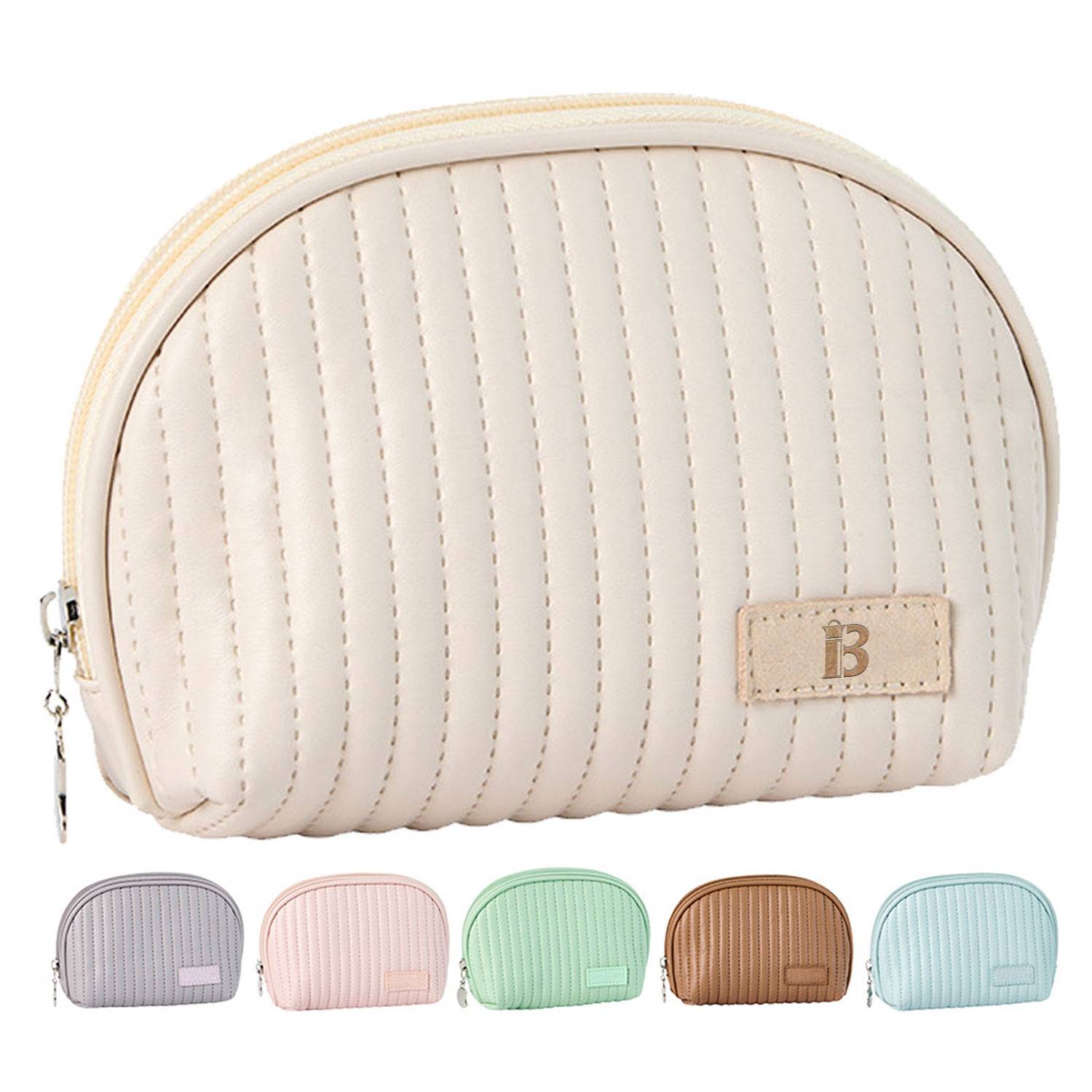 PU Leather Half Circle Cosmetic Bag 10