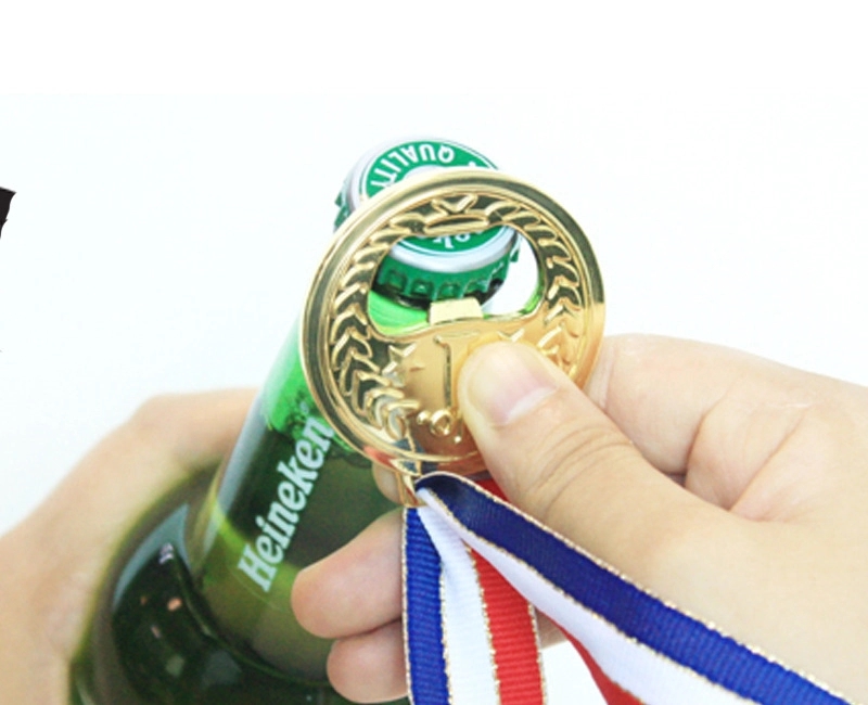 Medal Bottle Opener in Gold 6