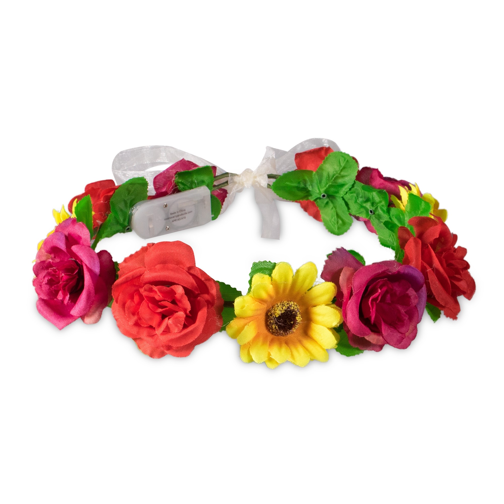 LED Sunflower Halo Headband 1