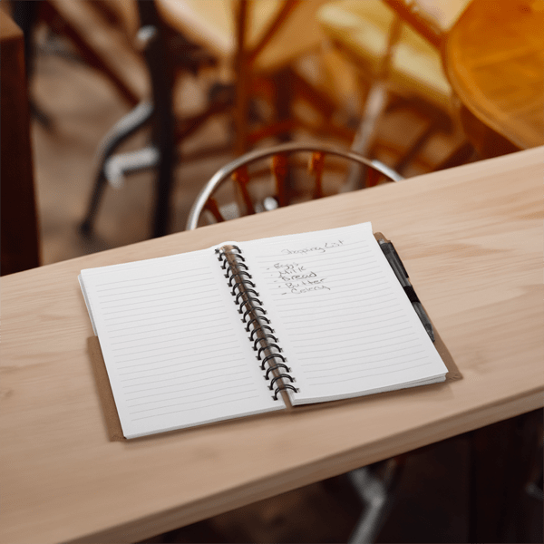 Kraft Notebook & RPET Pen Set 4