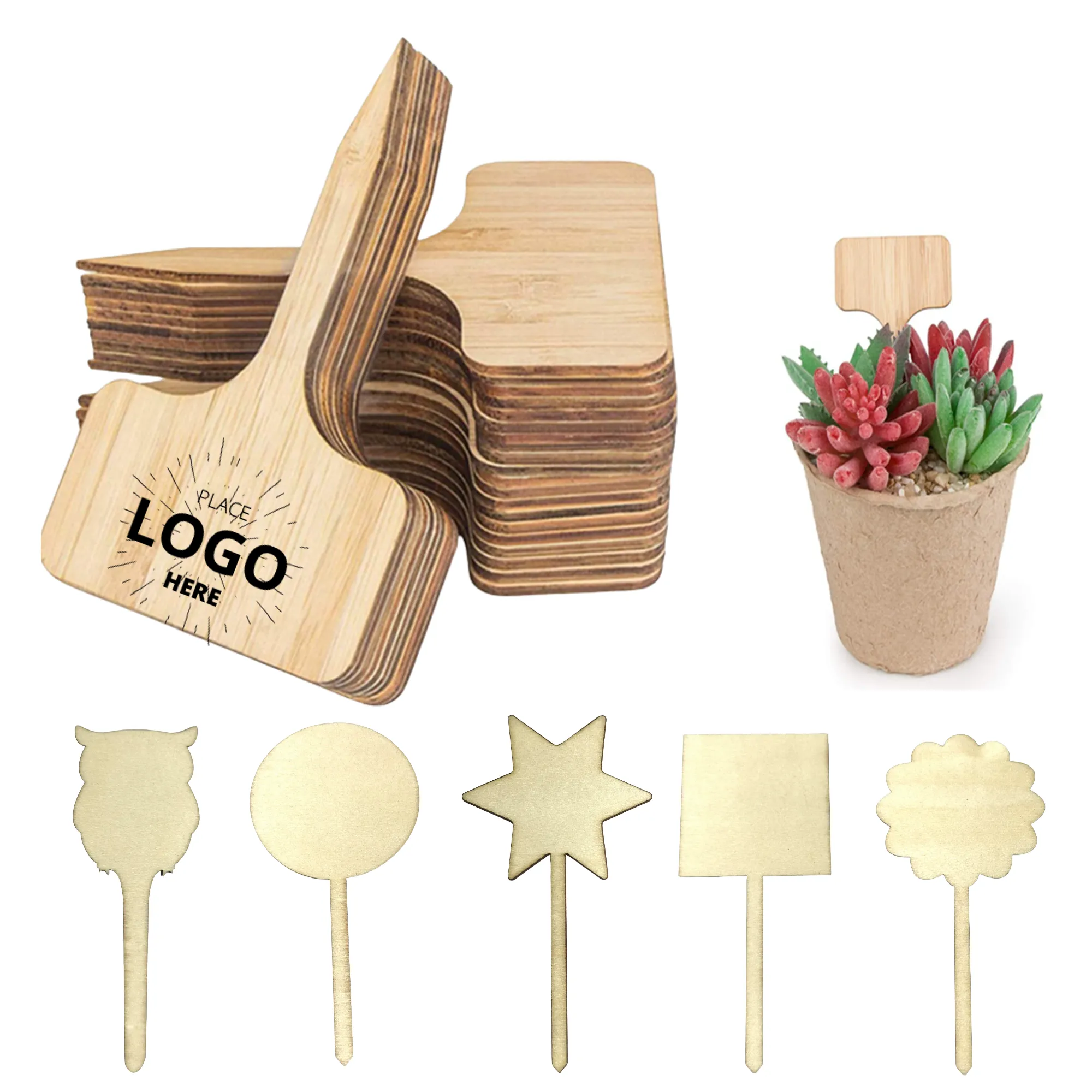 Wooden Plant Label 1