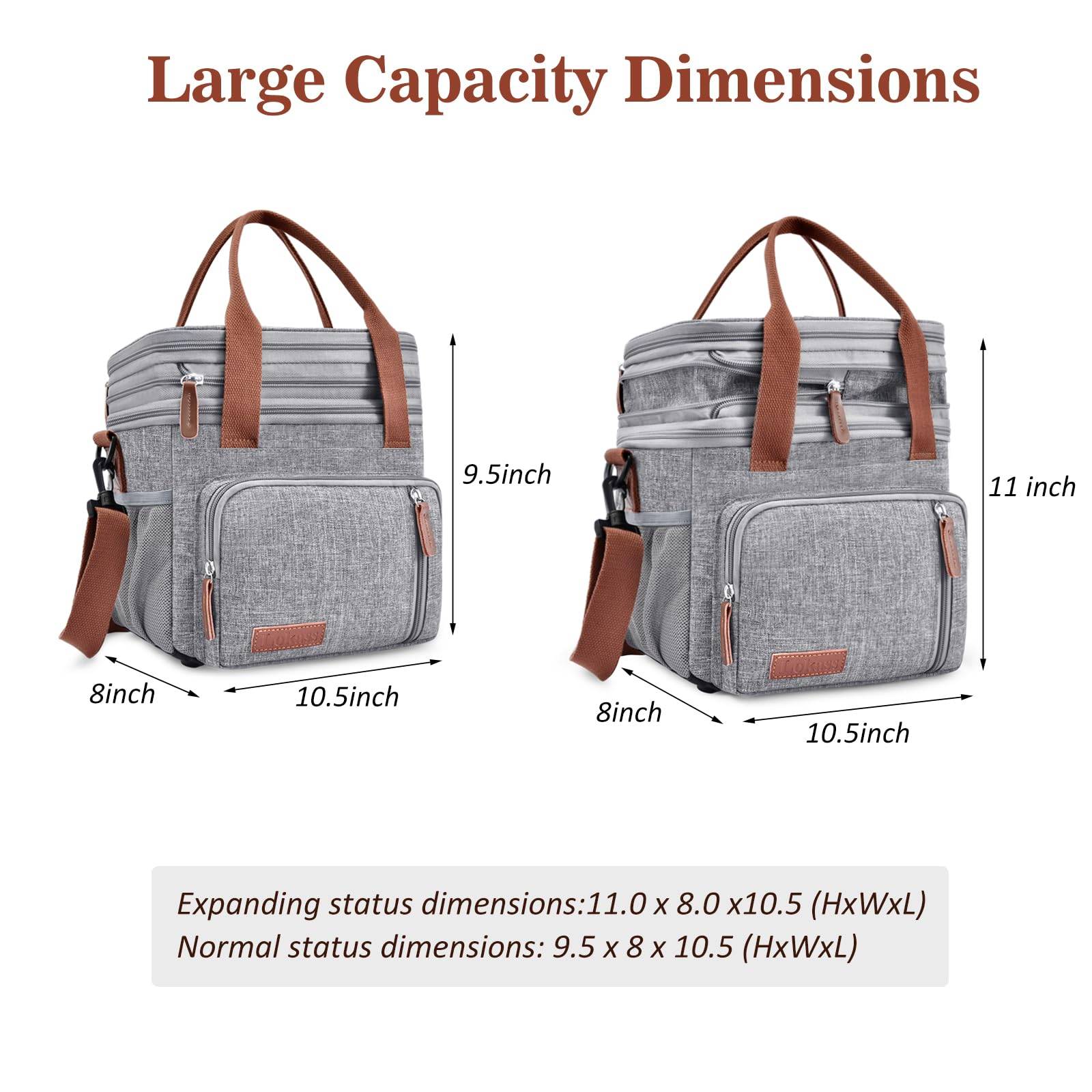 Large Capacity Thickened Refrigerated Insulated Bag 5