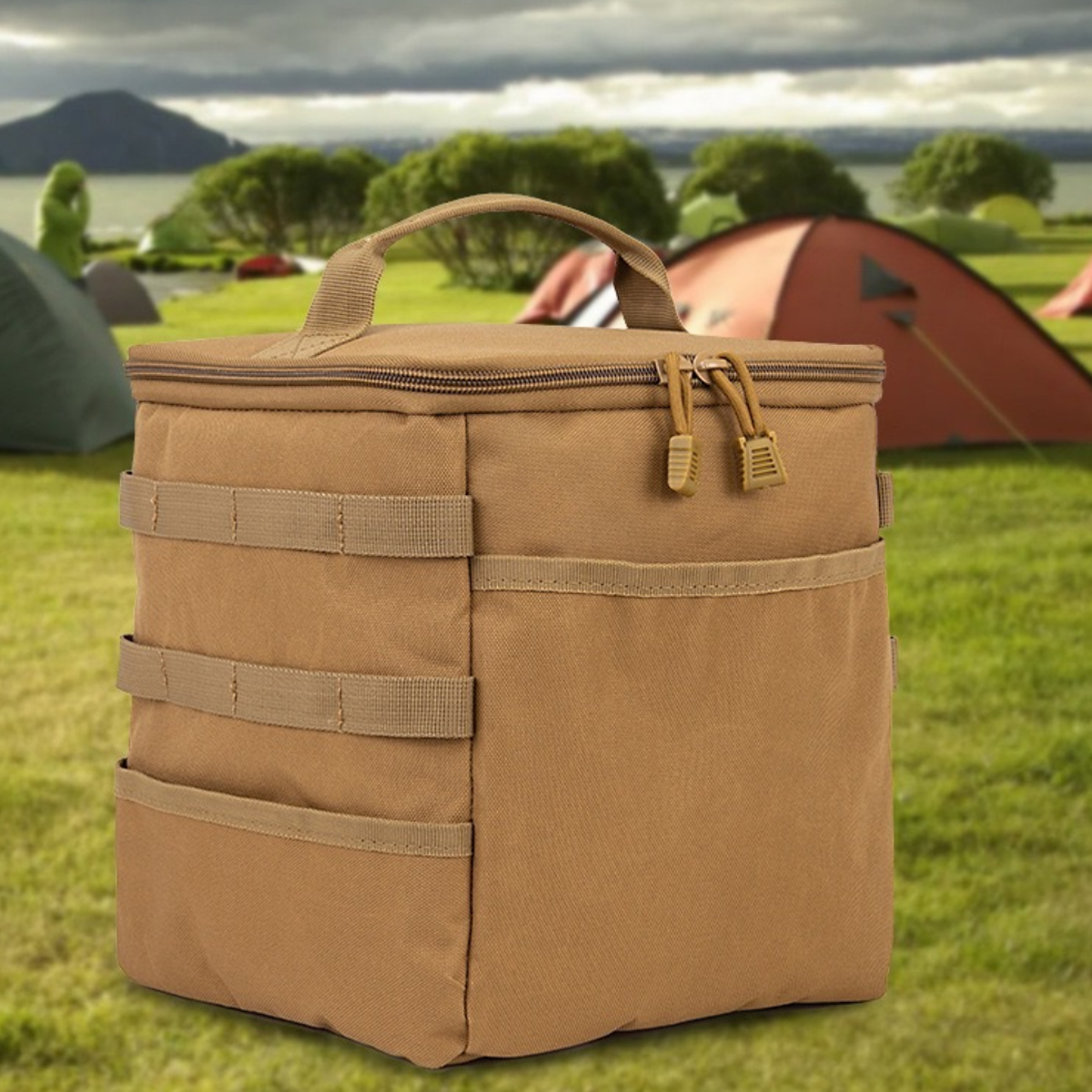 11L Tactical Utility Tote Bag W/ Webbing and Handle 5