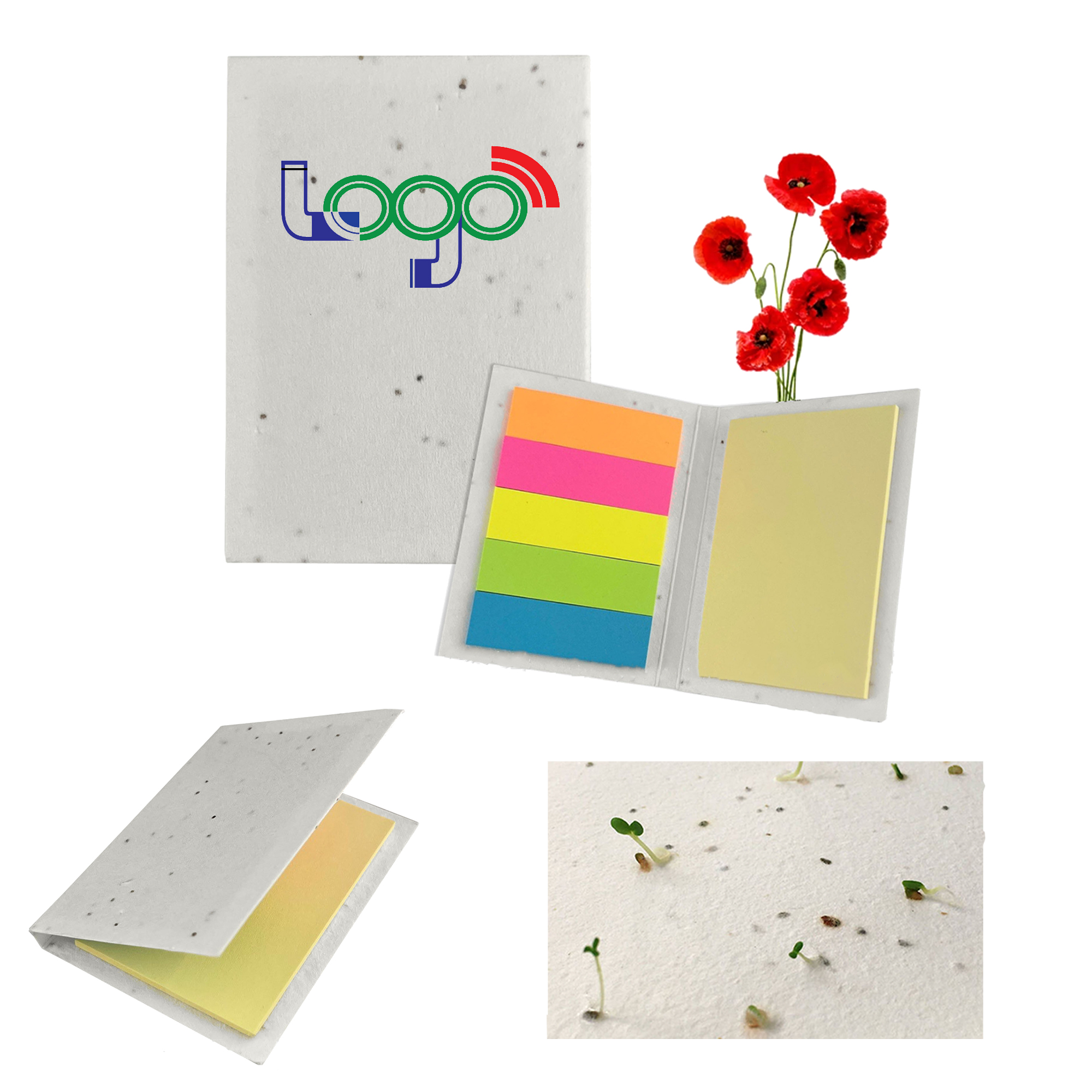 Biodegradable Note Pads With Flower Seeds MOQ 50 2