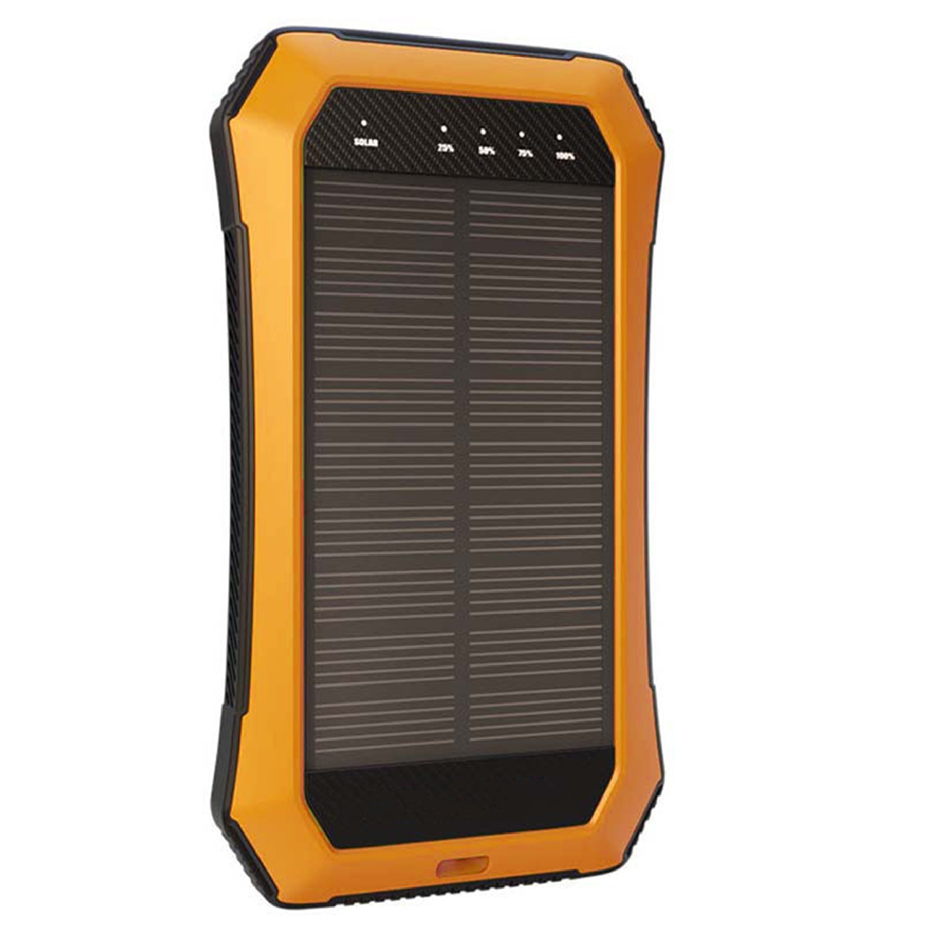 10000Mah Micro-Usb Input Solar Power Bank Flashlight 3