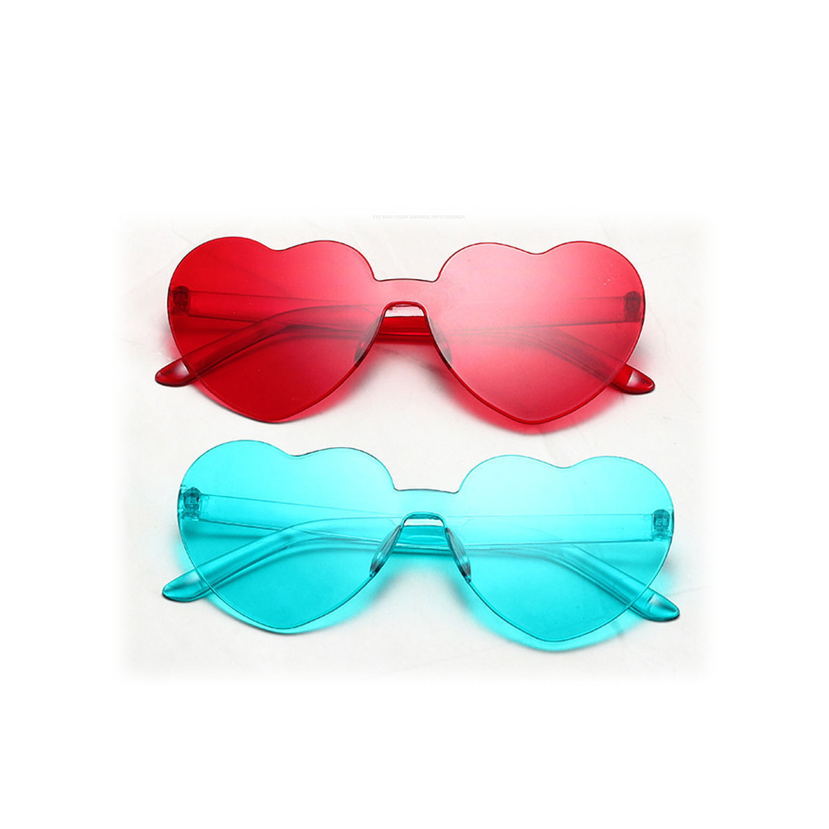 Frameless Heart-Shaped Glasses 6