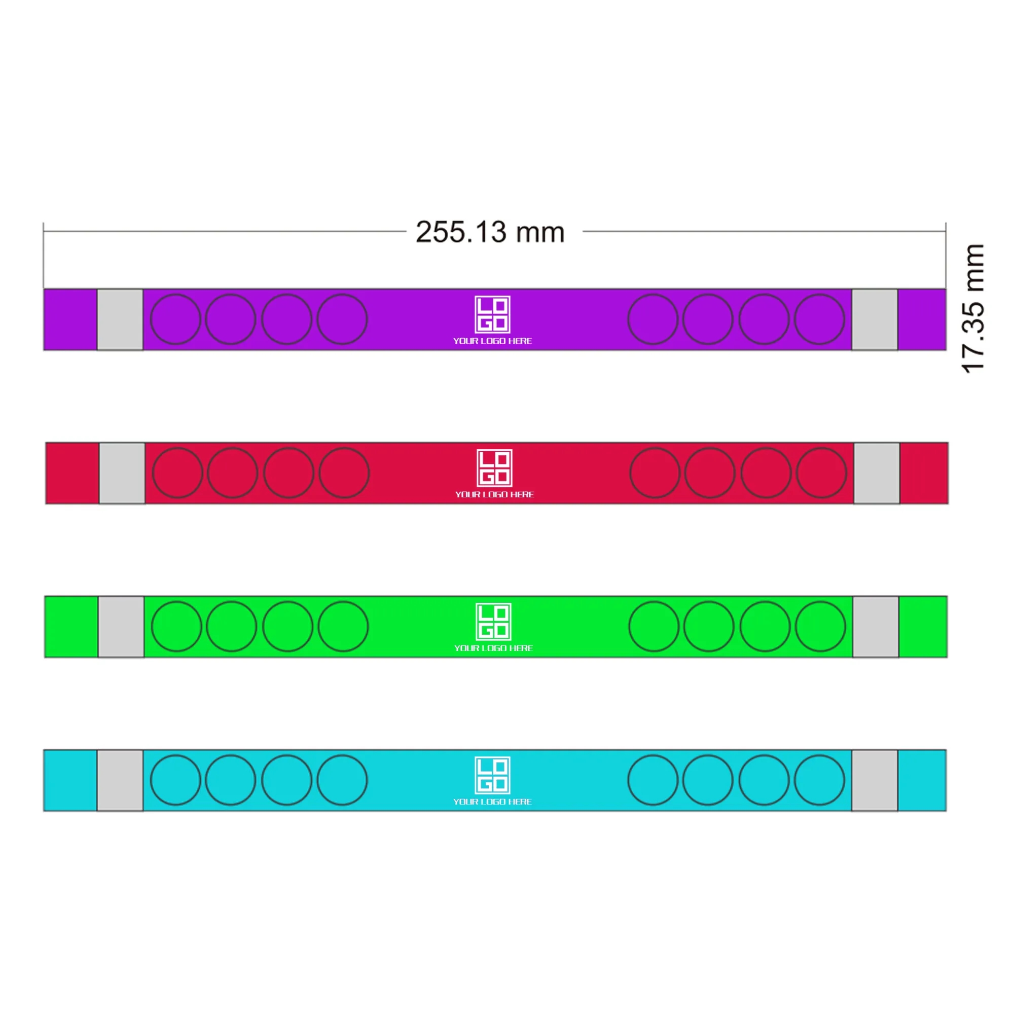 Push Pop Fidget Wrist Strap Keychain 2