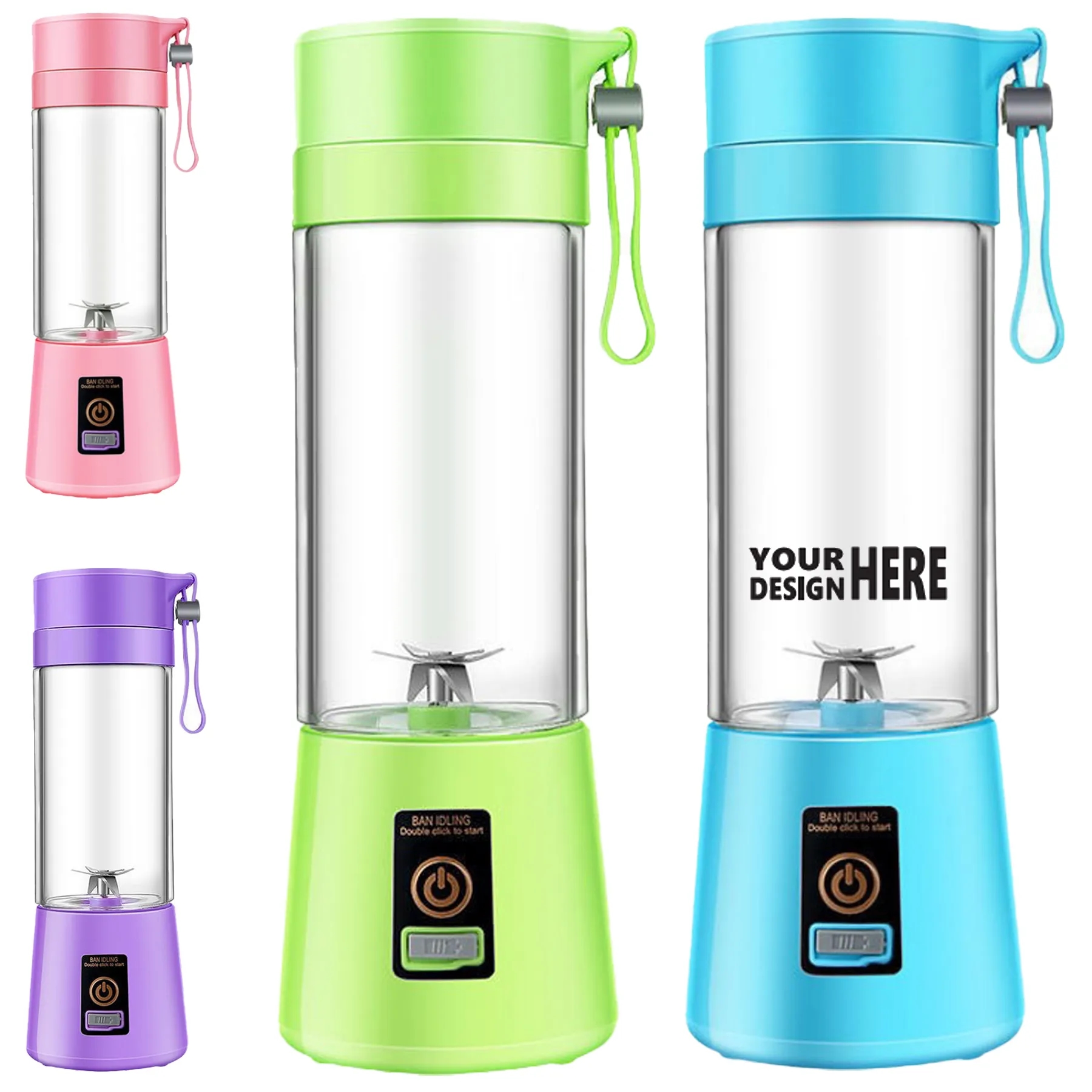 Mini Portable Blender Usb Rechargeable 3