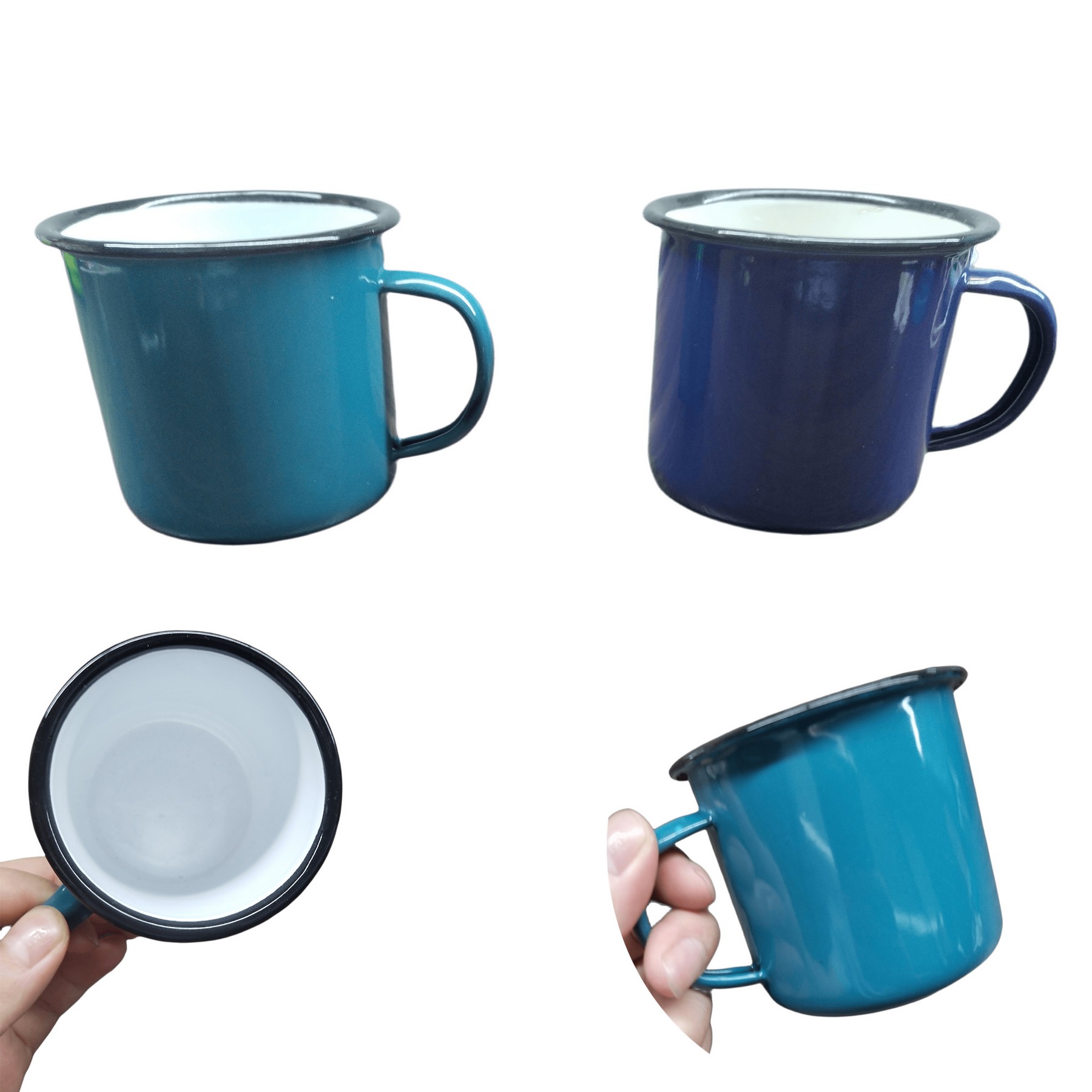 12 Oz Reusable Enamel Cup Camping Mug 1