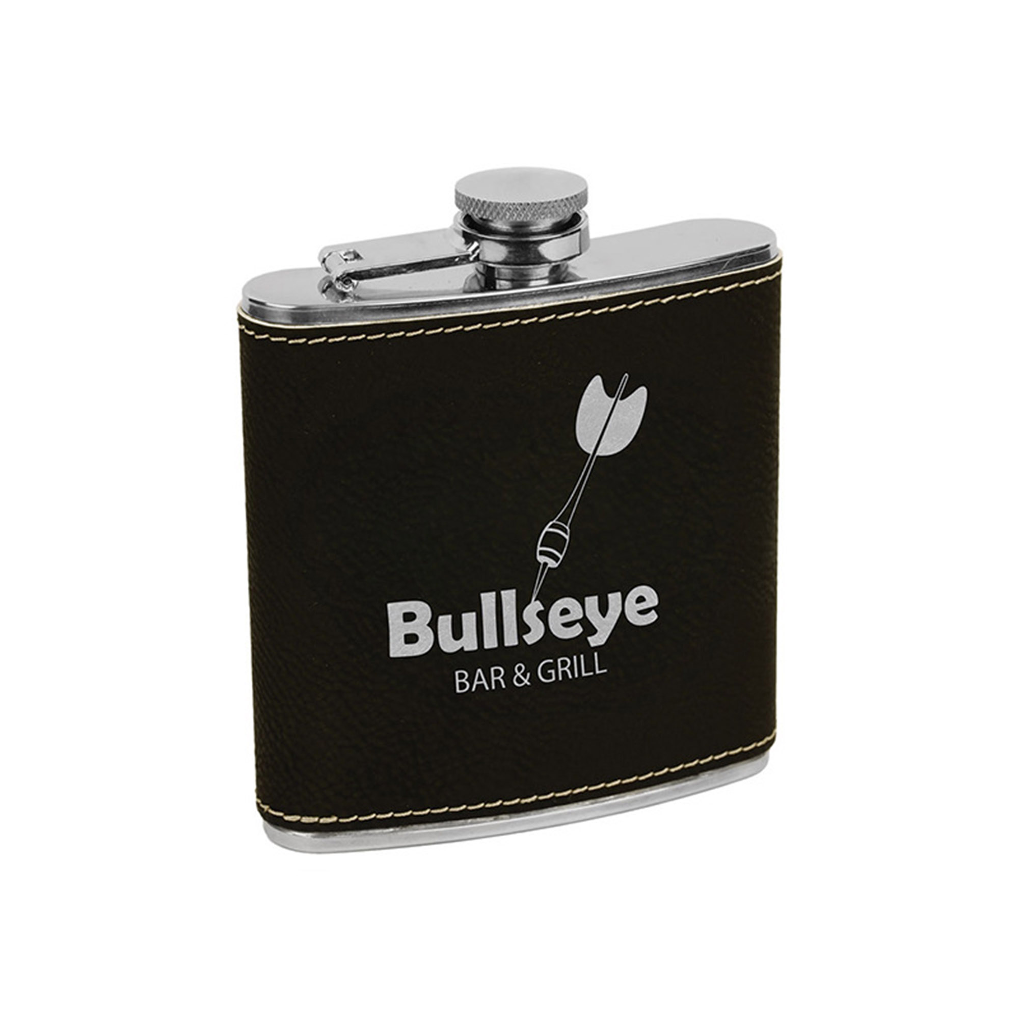 8 oz. Leatherette Stainless Steel Flasks 12