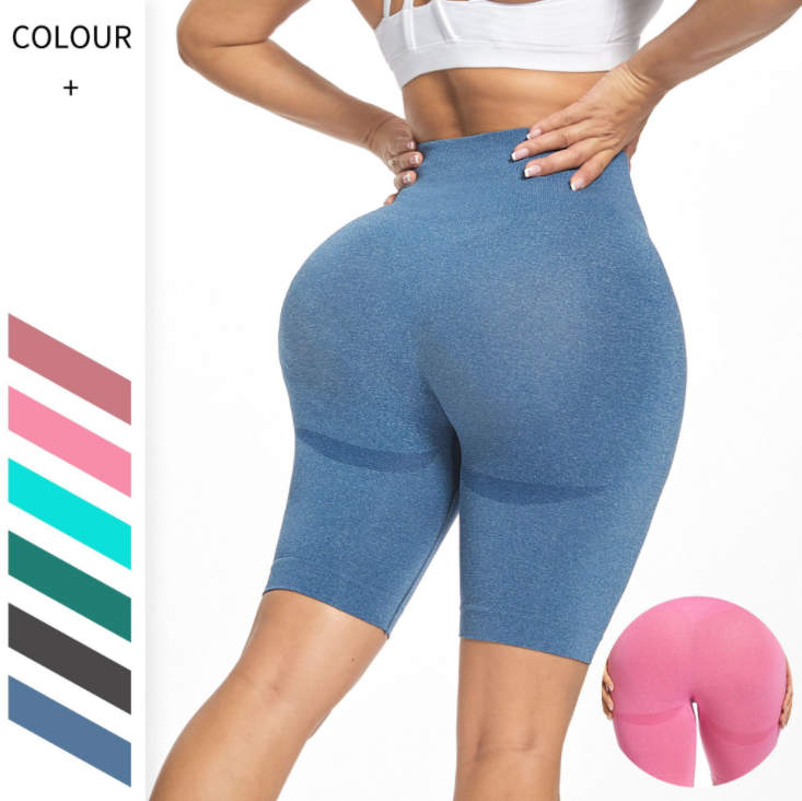 Women's Fitness High Waist Yoga Sports Tights Short Pants 2