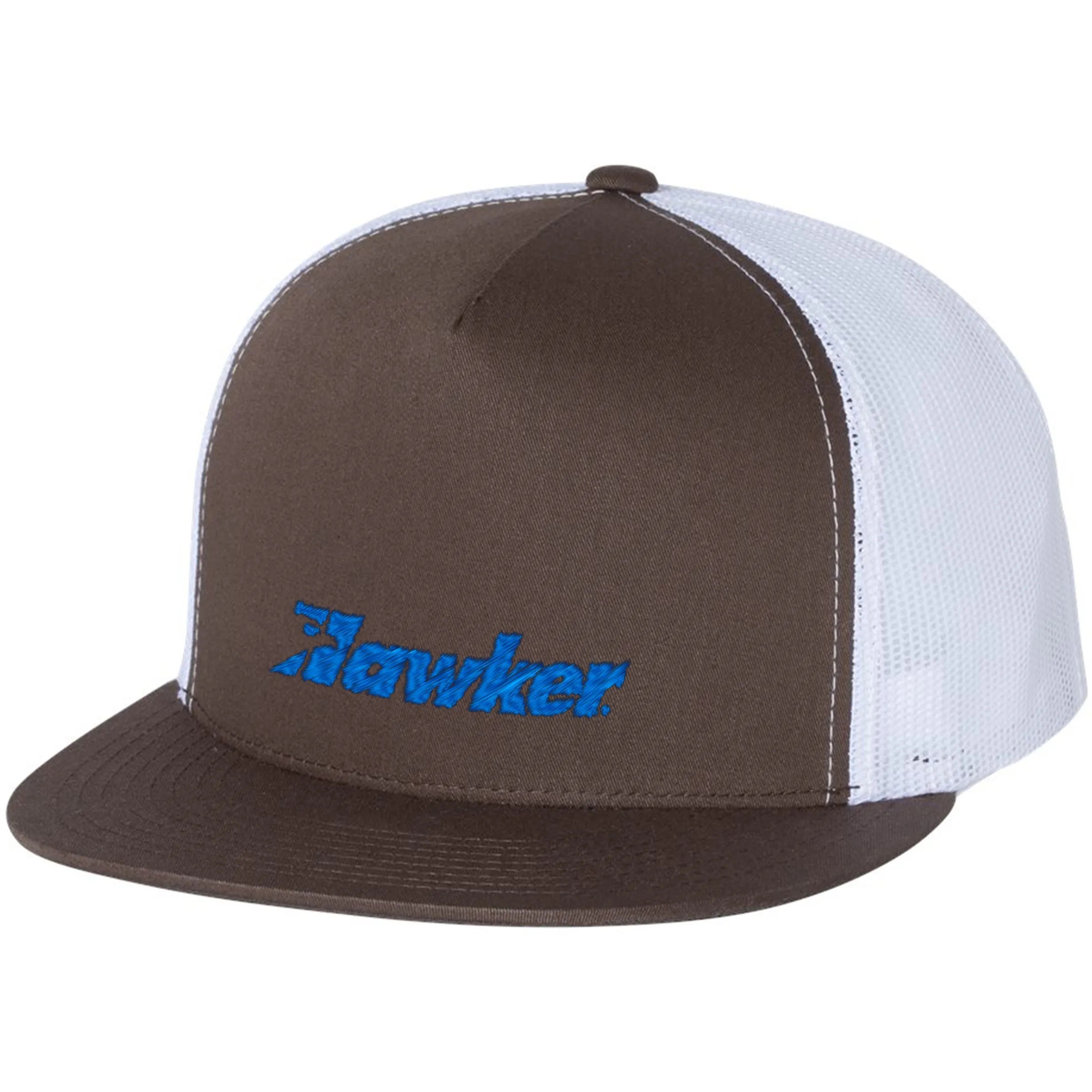 YUPOONG-CLASSIC FLAT BILL TRUCKER CAP 54