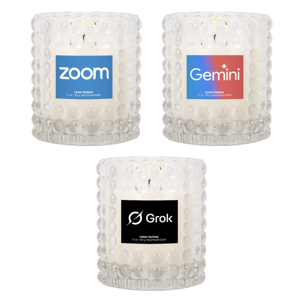 6 oz Candle in Bubble Texture Jar 10