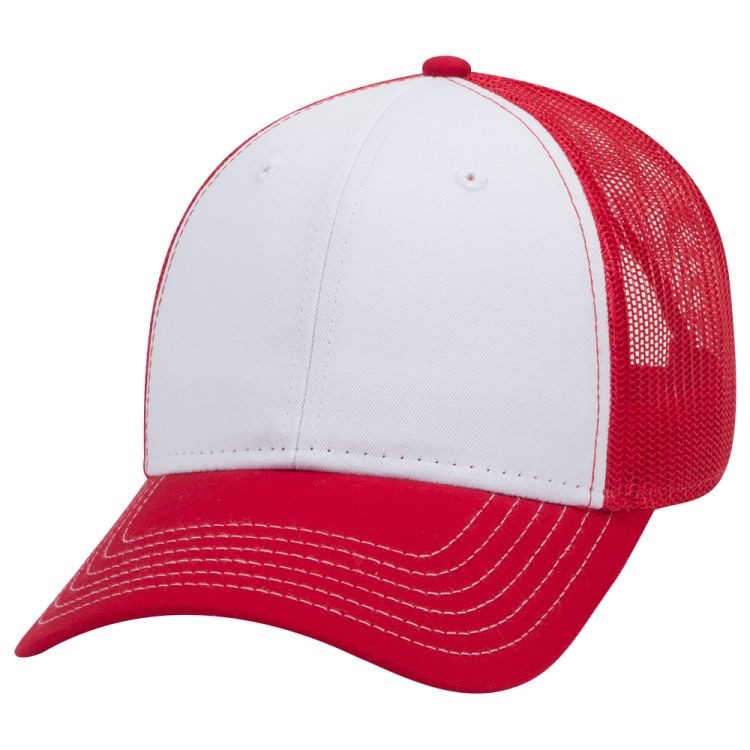OTTO CAP® 6 Panel Low Profile Mesh Back Trucker Hat 159
