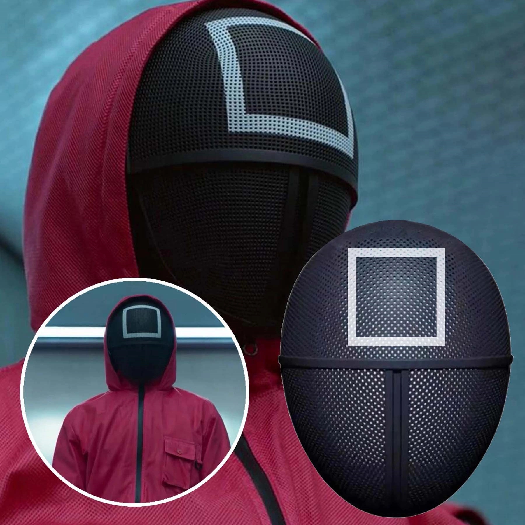 Game Triangle Square Circle Cosplay Mask 4