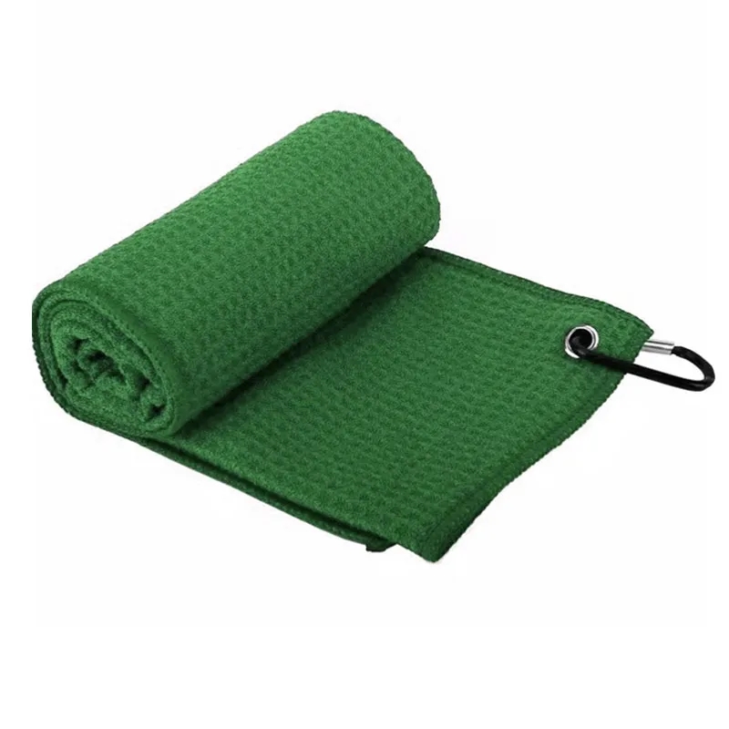 Waffle Golf Towel Wet & Dry Use 1