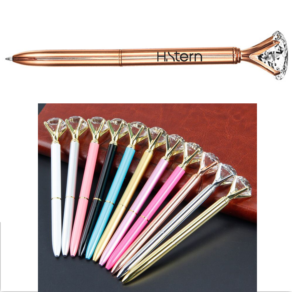 Metal Ballpoint Pen - Crystal Diamond Top 7