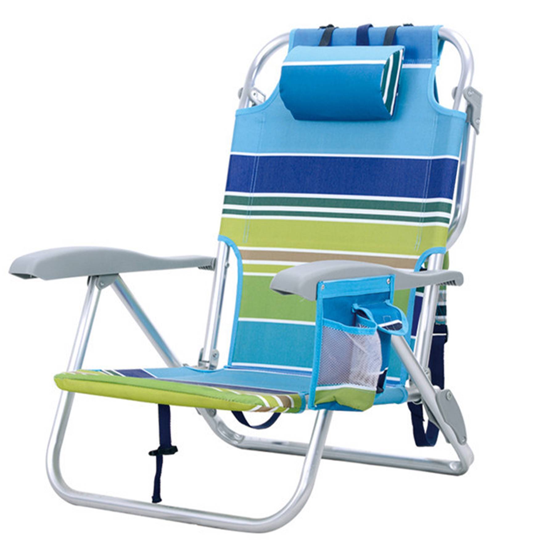 Metal Simple and portable deck chair 3