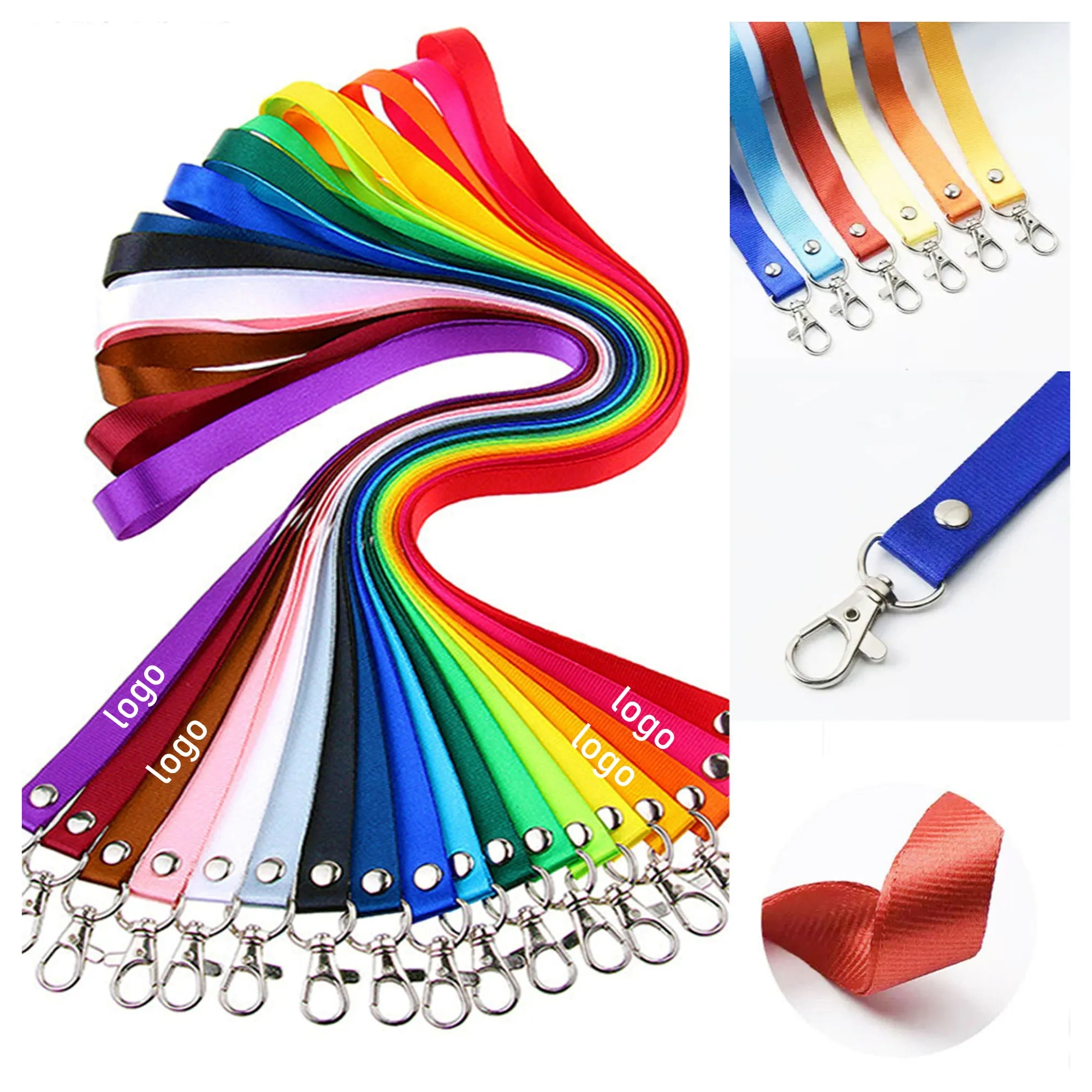 Lanyard Neck Strap For Id With Metal Clip 6