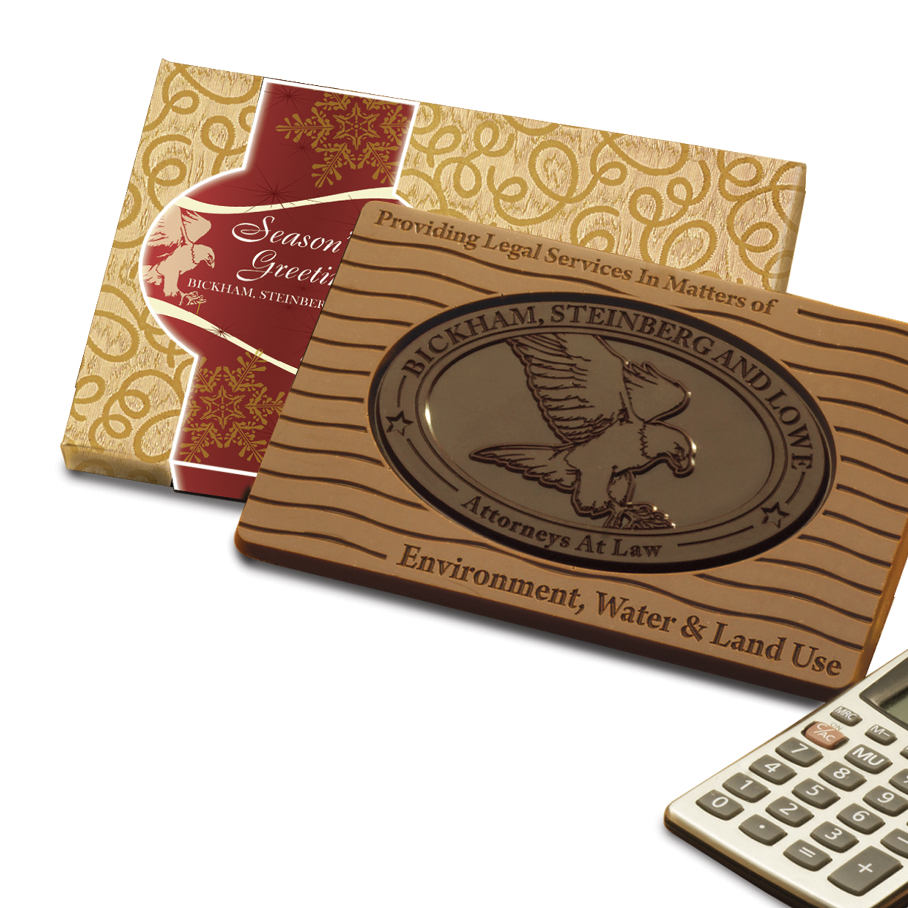 3oz. Combo Chocolate Bar with 4"x6" Gift Box 3